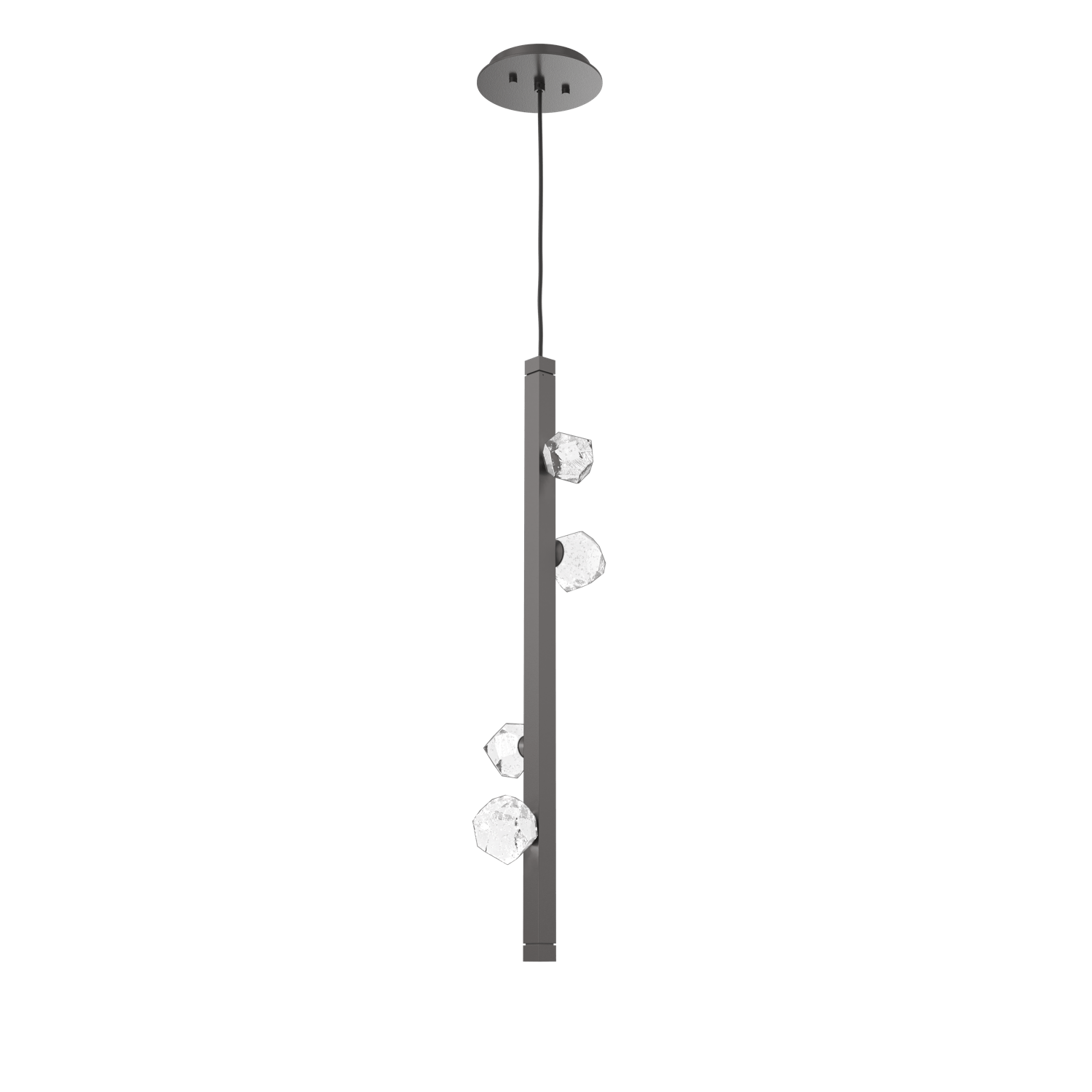 LAB0070-01-GP-Hammerton-Studio-Stella-pendant-light-with-graphite-finish-and-clear-cast-glass-shades-and-LED-lamping
