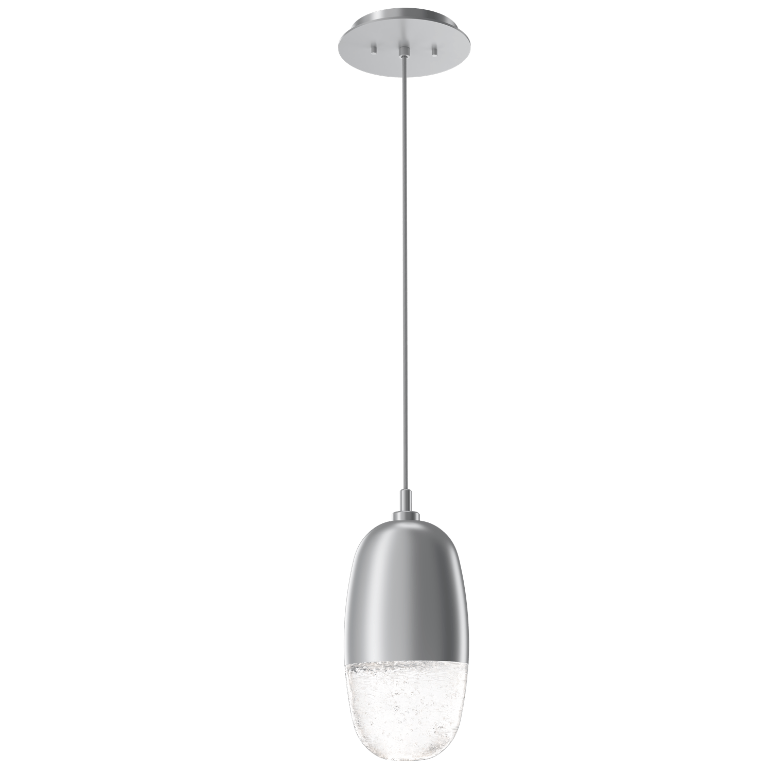 LAB0079-01-CS-Hammerton-Studio-Pebble-pendant-light-with-classic-silver-finish-and-clear-cast-glass-shades-and-LED-lamping