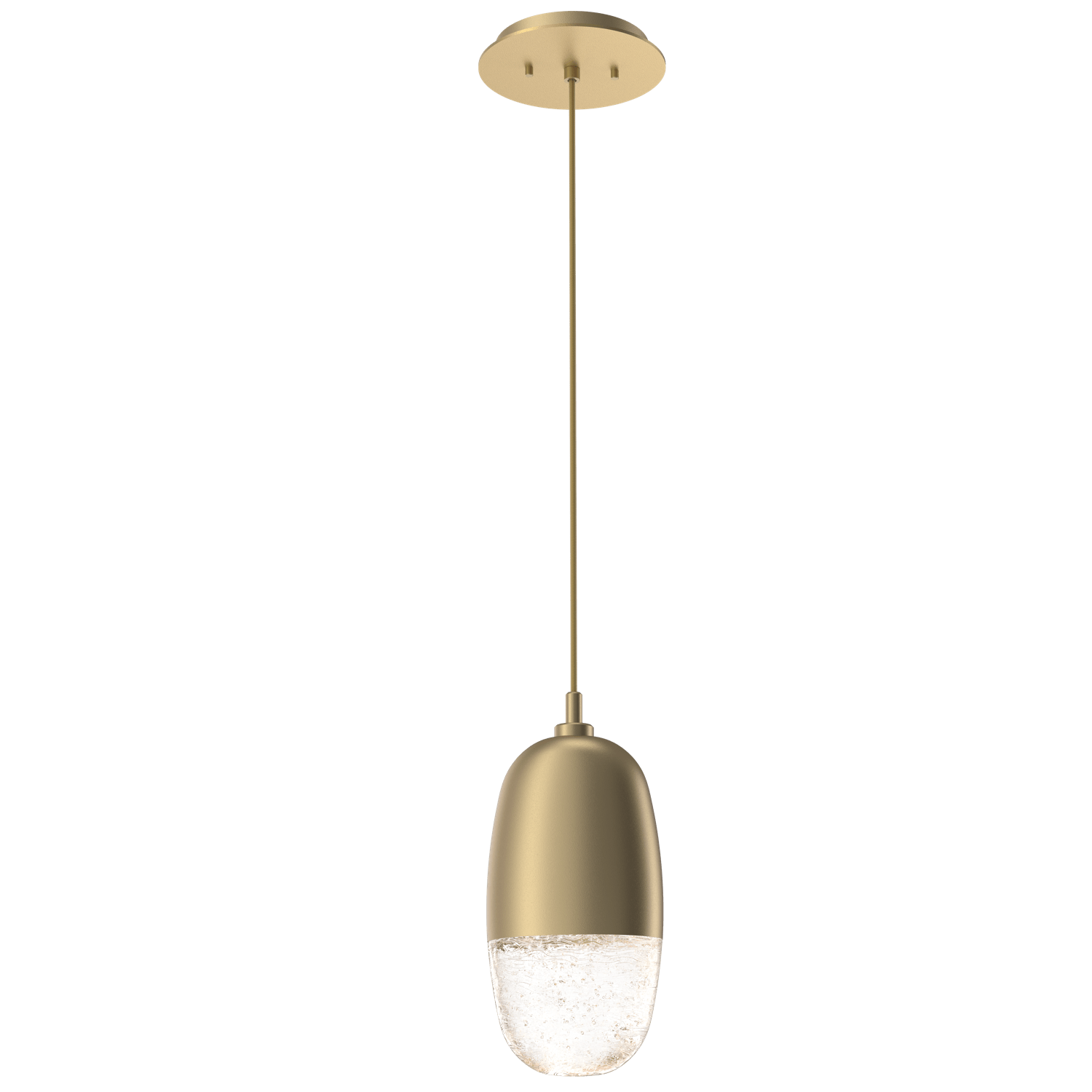 LAB0079-01-GB-Hammerton-Studio-Pebble-pendant-light-with-gilded-brass-finish-and-clear-cast-glass-shades-and-LED-lamping
