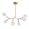 PLB0059-BA-NB-Hammerton-Studio-Blossom-6-light-organic-branch-chandelier-with-novel-brass-finish-and-clear-handblown-crystal-glass-shades-and-LED-lamping