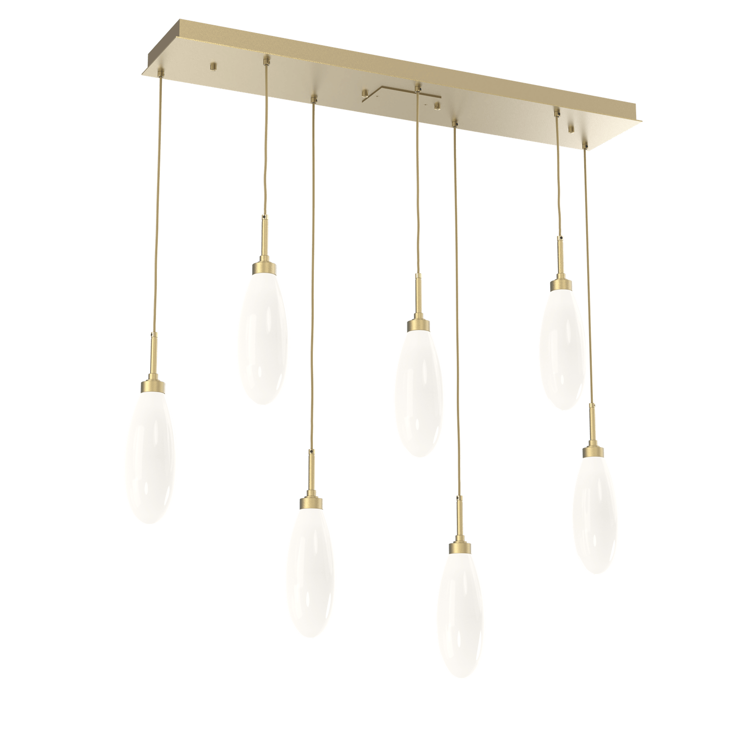 PLB0071-07-GB-WL-LL-Hammerton-Studio-Fiori-7-light-linear-pendant-chandelier-with-gilded-brass-finish-and-opal-white-glass-shades-and-LED-lamping