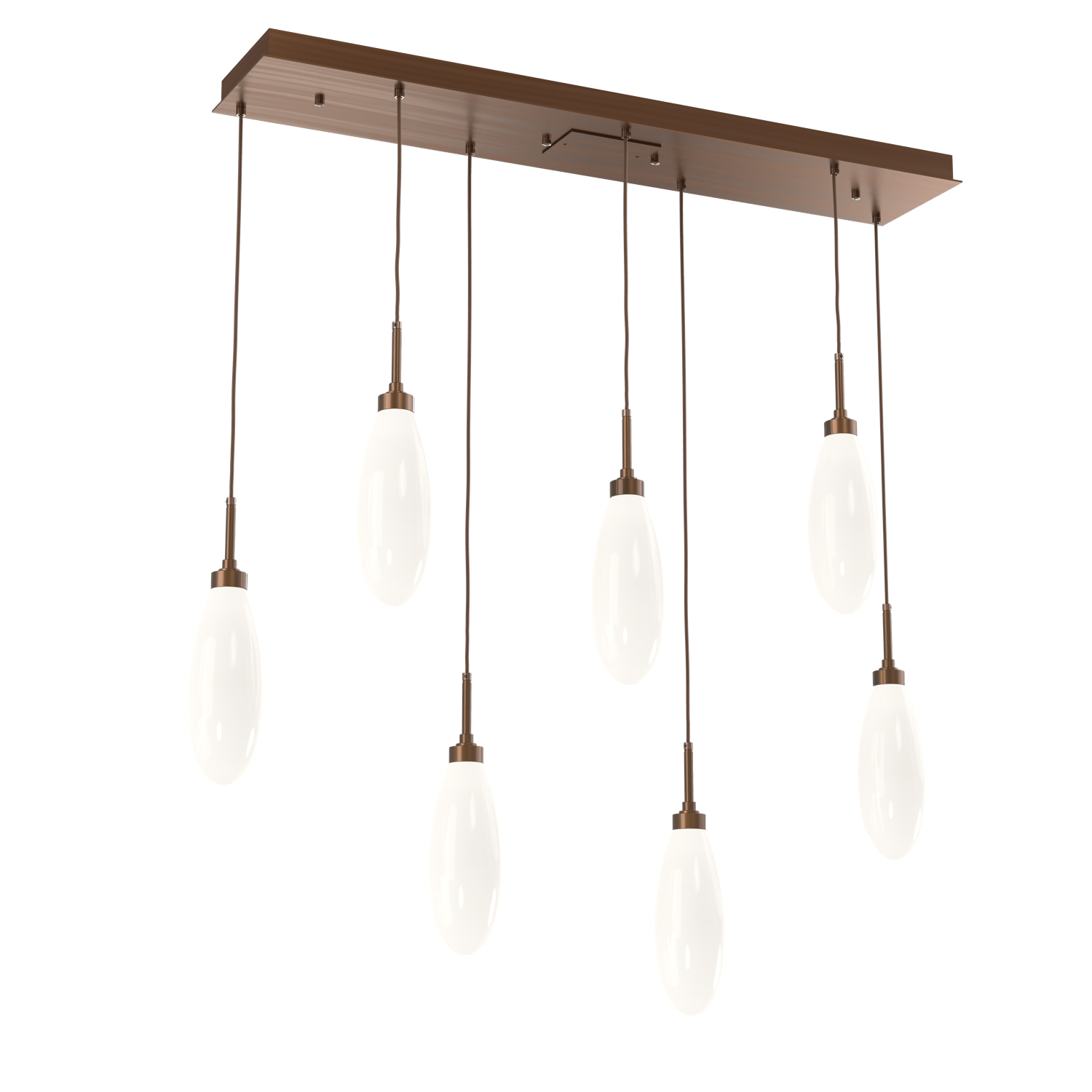 PLB0071-07-RB-WL-LL-Hammerton-Studio-Fiori-7-light-linear-pendant-chandelier-with-oil-rubbed-bronze-finish-and-opal-white-glass-shades-and-LED-lamping
