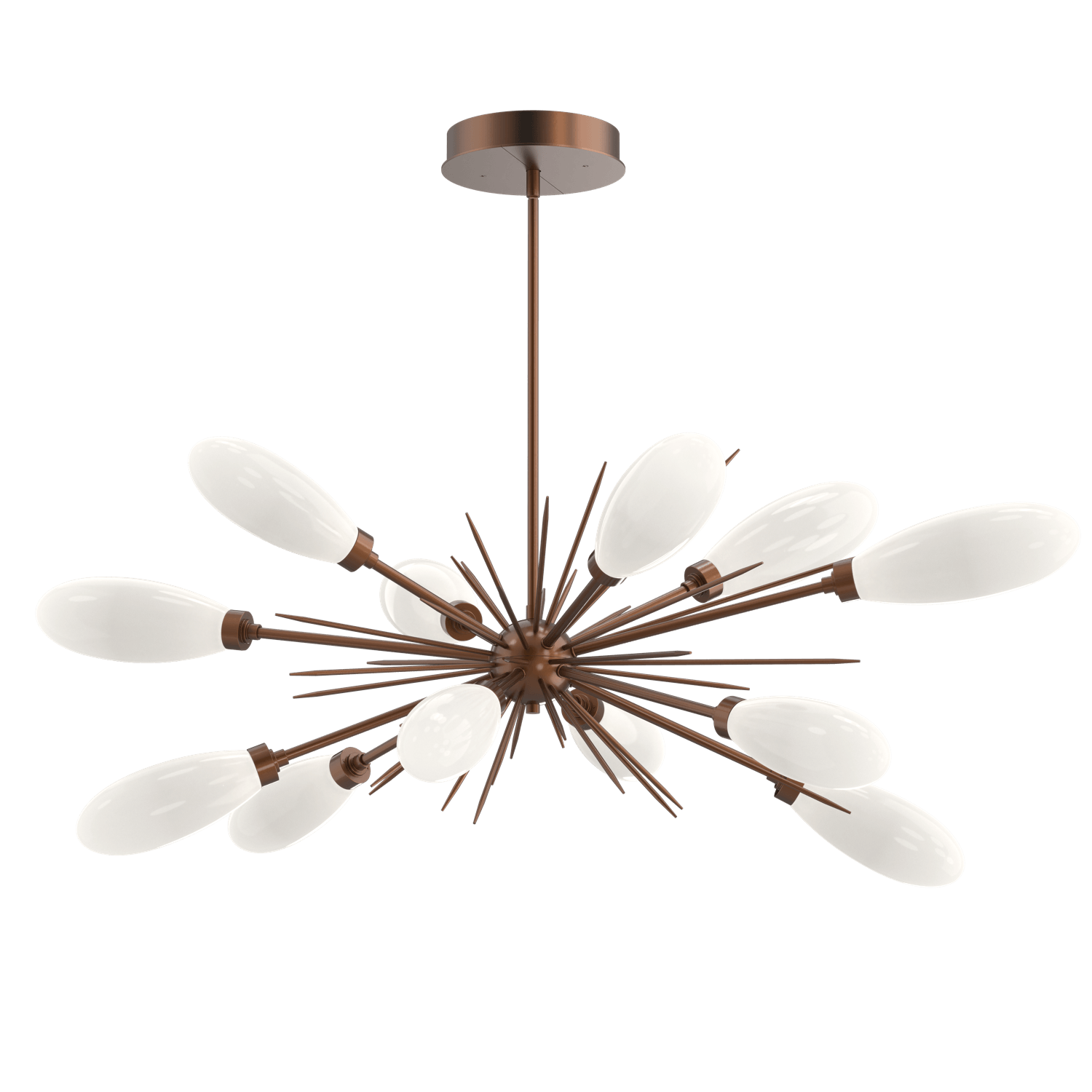 PLB0071-0A-BB-WL-LL-Hammerton-Studio-Fiori-50-inch-oval-starburst-chandelier-with-burnished-bronze-finish-and-opal-white-glass-shades-and-LED-lamping