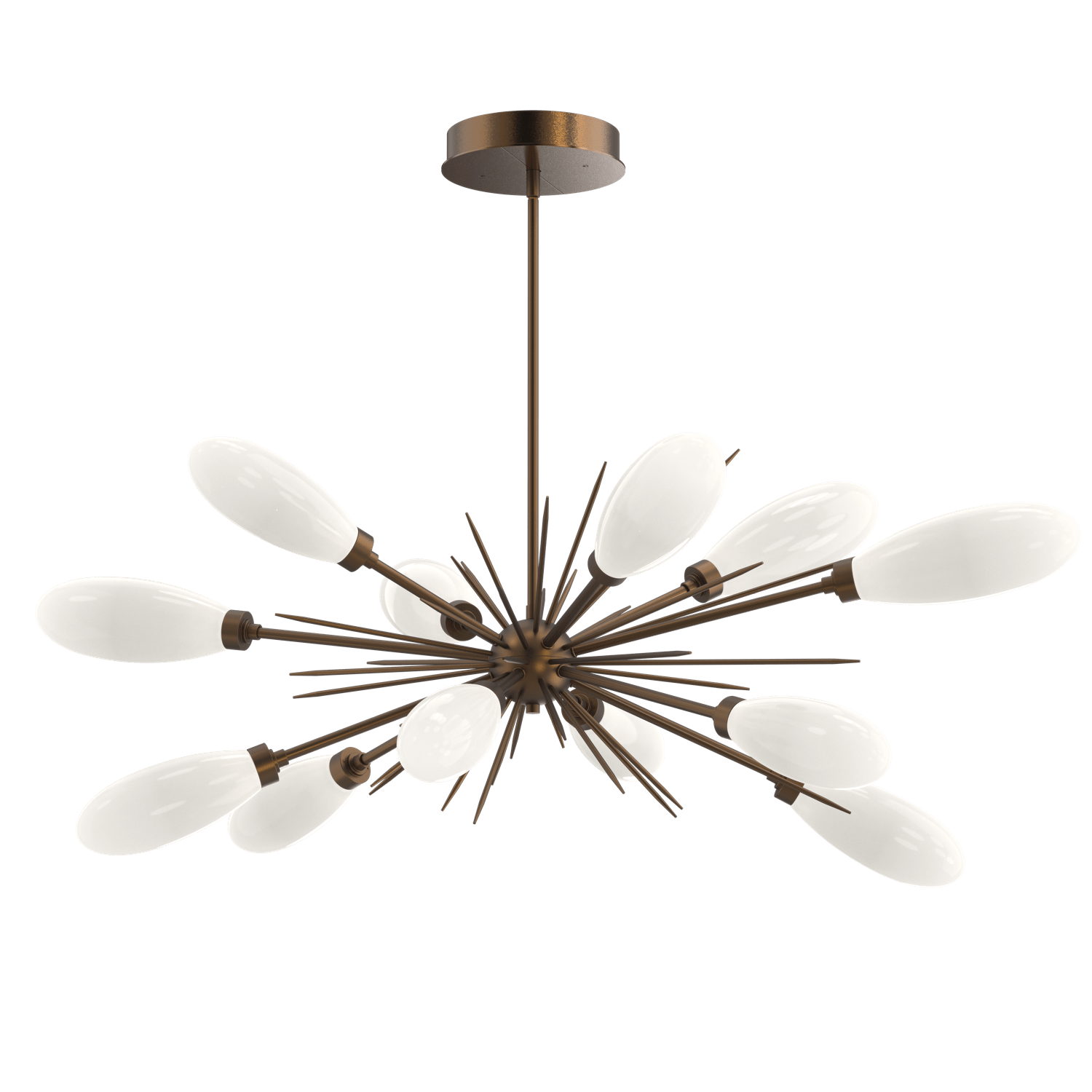 PLB0071-0A-FB-WL-LL-Hammerton-Studio-Fiori-50-inch-oval-starburst-chandelier-with-flat-bronze-finish-and-opal-white-glass-shades-and-LED-lamping
