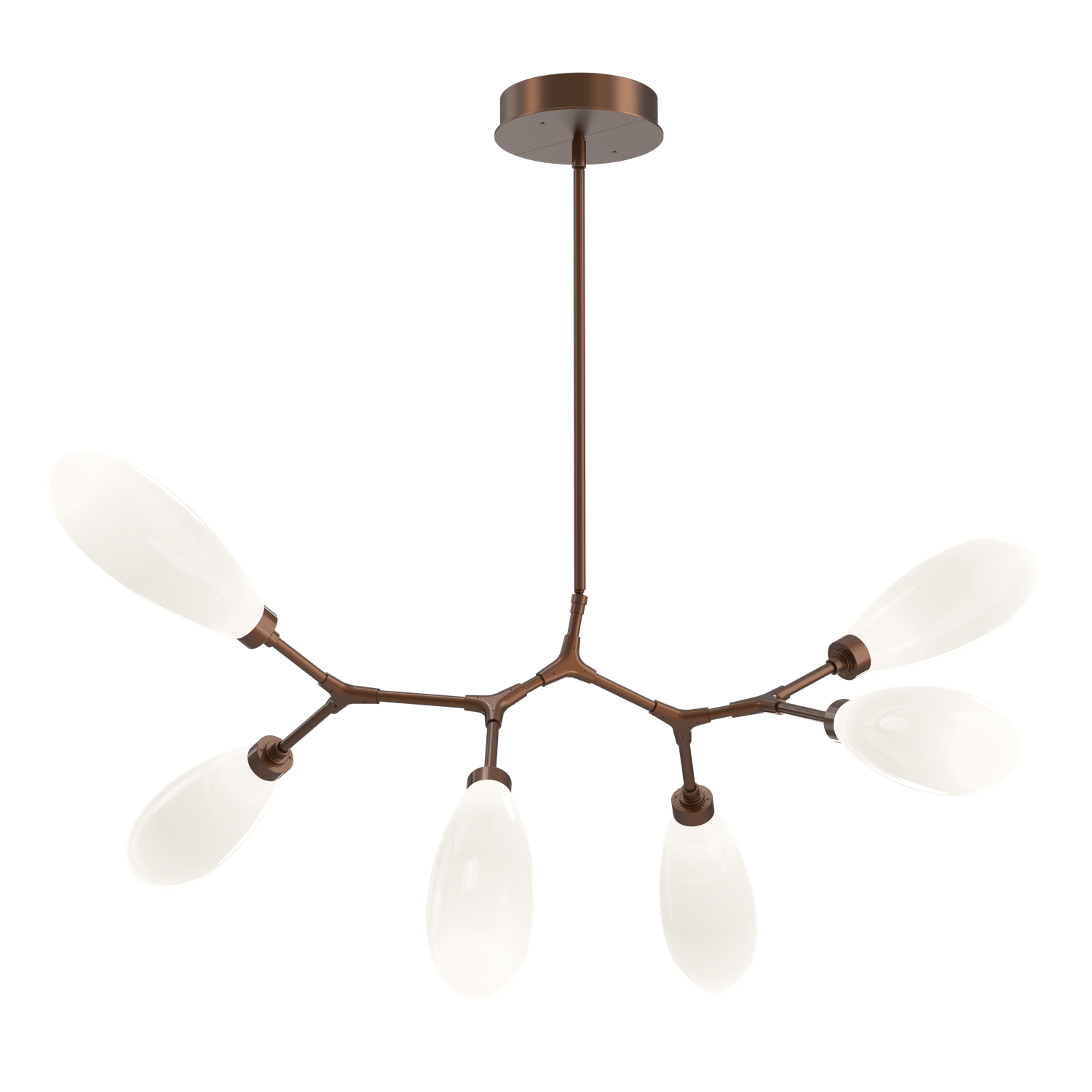 PLB0071-BA-BB-WL-LL-Hammerton-Studio-Fiori-6-light-organic-branch-chandelier-with-burnished-bronze-finish-and-opal-white-glass-shades-and-LED-lamping