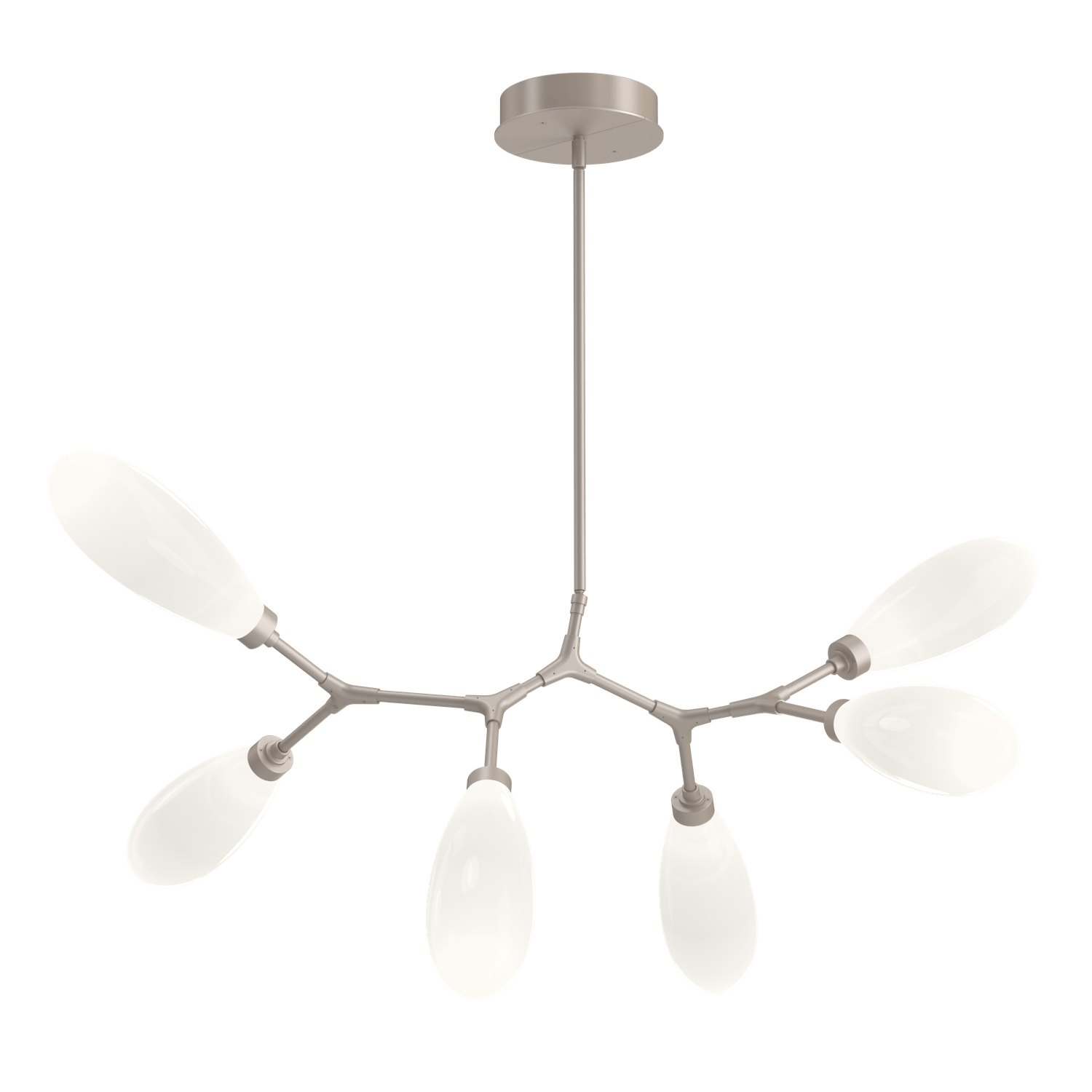 PLB0071-BA-BS-WL-LL-Hammerton-Studio-Fiori-6-light-organic-branch-chandelier-with-metallic-beige-silver-finish-and-opal-white-glass-shades-and-LED-lamping