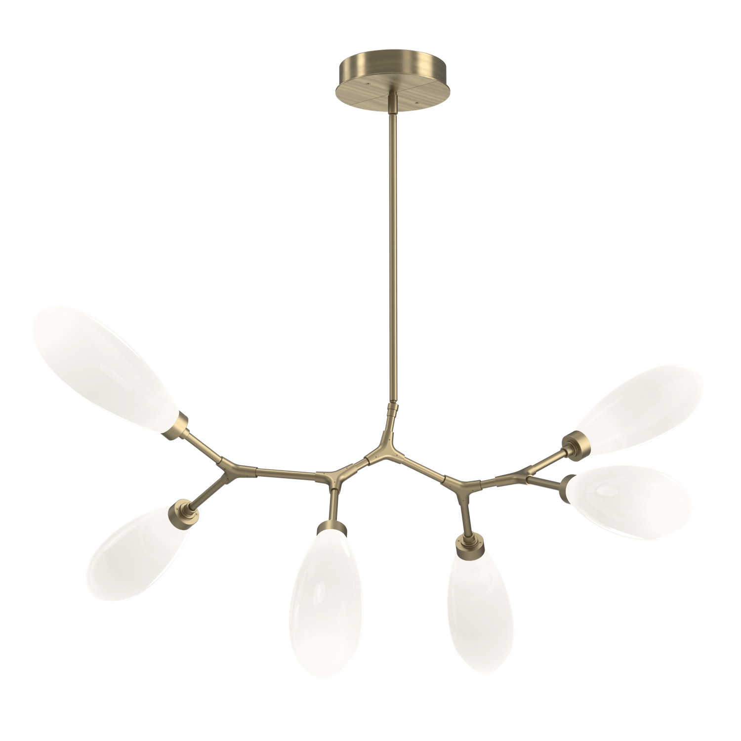 PLB0071-BA-HB-WL-LL-Hammerton-Studio-Fiori-6-light-organic-branch-chandelier-with-heritage-brass-finish-and-opal-white-glass-shades-and-LED-lamping