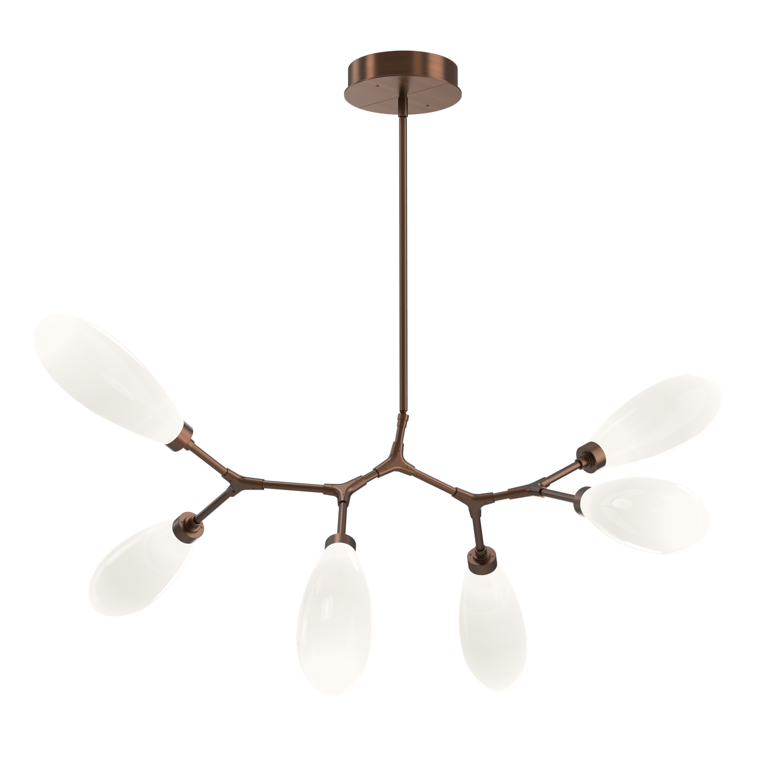 PLB0071-BA-RB-WL-LL-Hammerton-Studio-Fiori-6-light-organic-branch-chandelier-with-oil-rubbed-bronze-finish-and-opal-white-glass-shades-and-LED-lamping