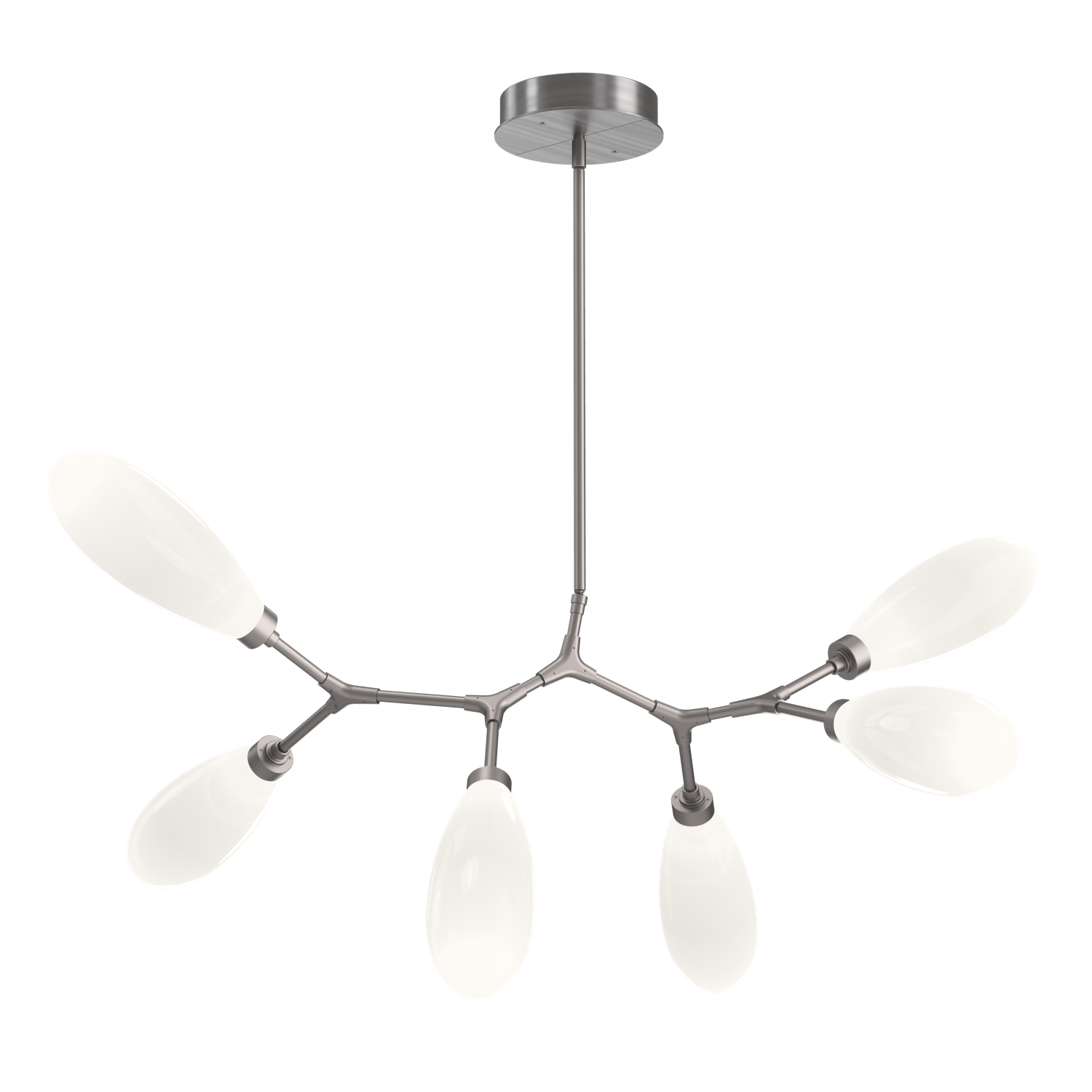 PLB0071-BA-SN-WL-LL-Hammerton-Studio-Fiori-6-light-organic-branch-chandelier-with-satin-nickel-finish-and-opal-white-glass-shades-and-LED-lamping