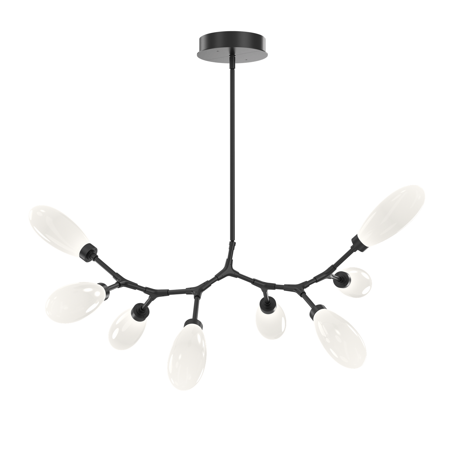 PLB0071-BB-MB-WL-LL-Hammerton-Studio-Fiori-8-light-organic-branch-chandelier-with-matte-black-finish-and-opal-white-glass-shades-and-LED-lamping