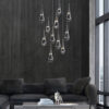 Raindrop Square Pendant Chandelier