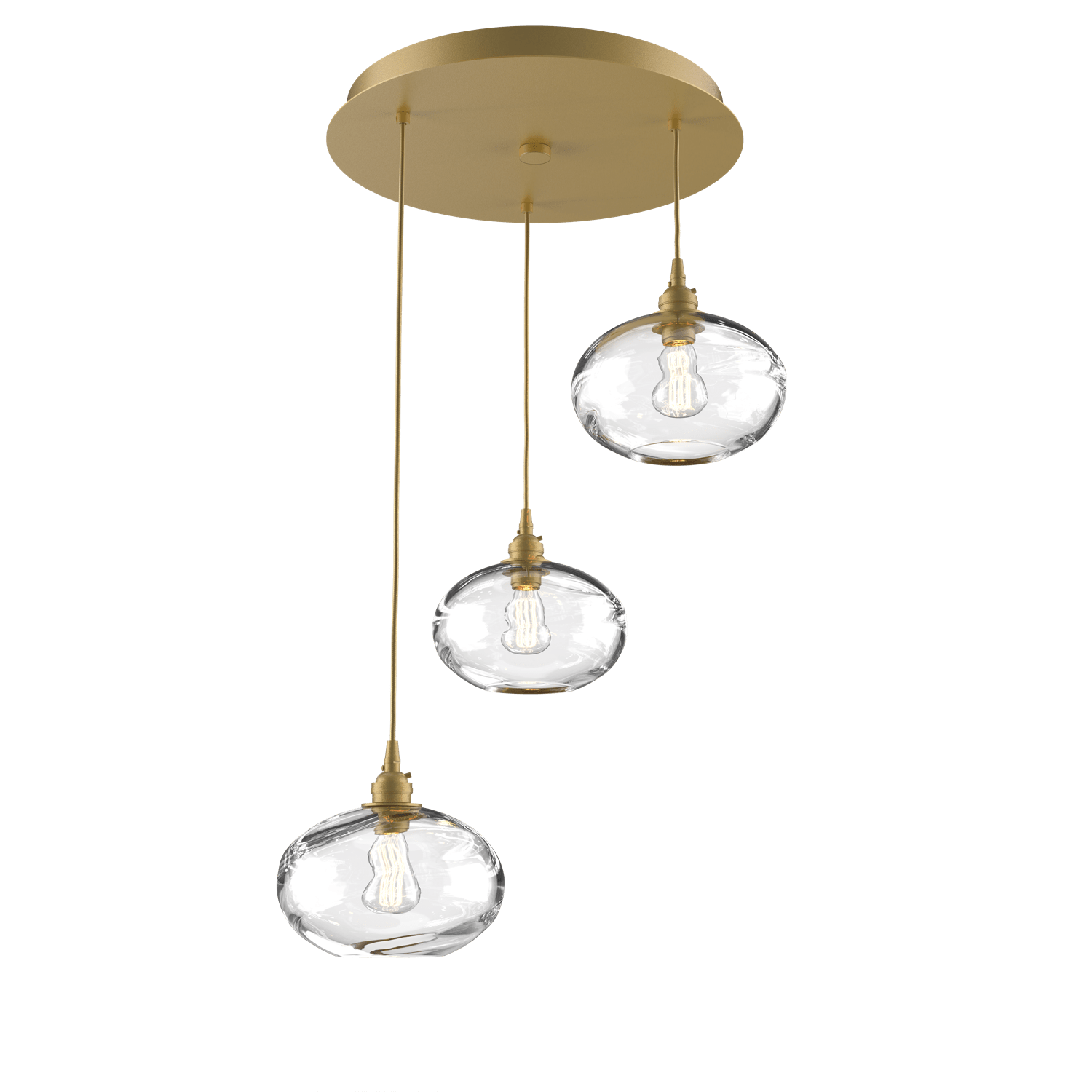 Blossom Round Multi Light Pendant by Hammerton Studio