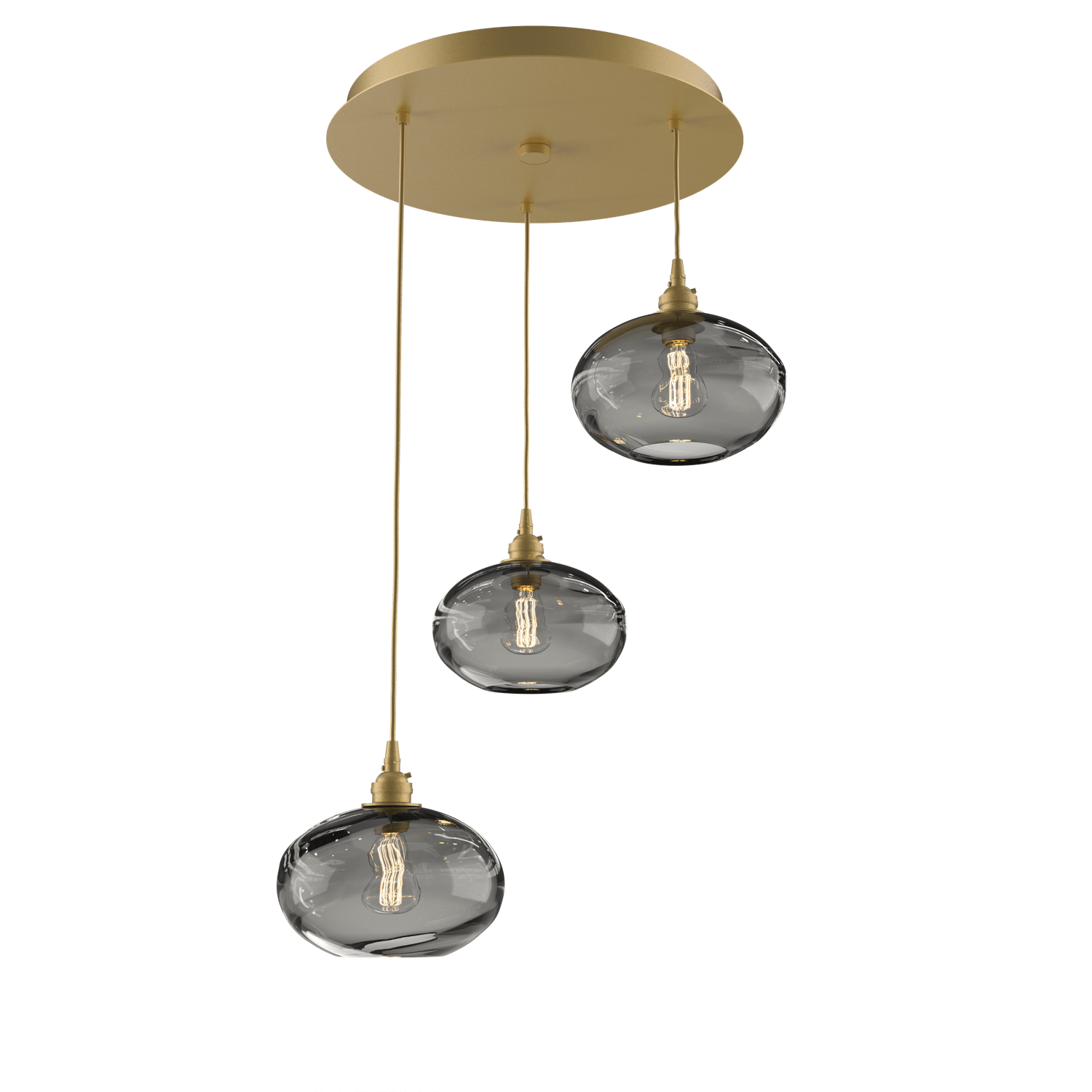 CHB0036-03-GB-OS-Hammerton-Studio-Optic-Blown-Glass-Coppa-3-light-round-pendant-chandelier-with-gilded-brass-finish-and-optic-smoke-blown-glass-shades-and-incandescent-lamping