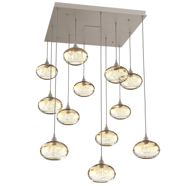 Optic Blown Glass Pendant Lights | Hammerton Studio