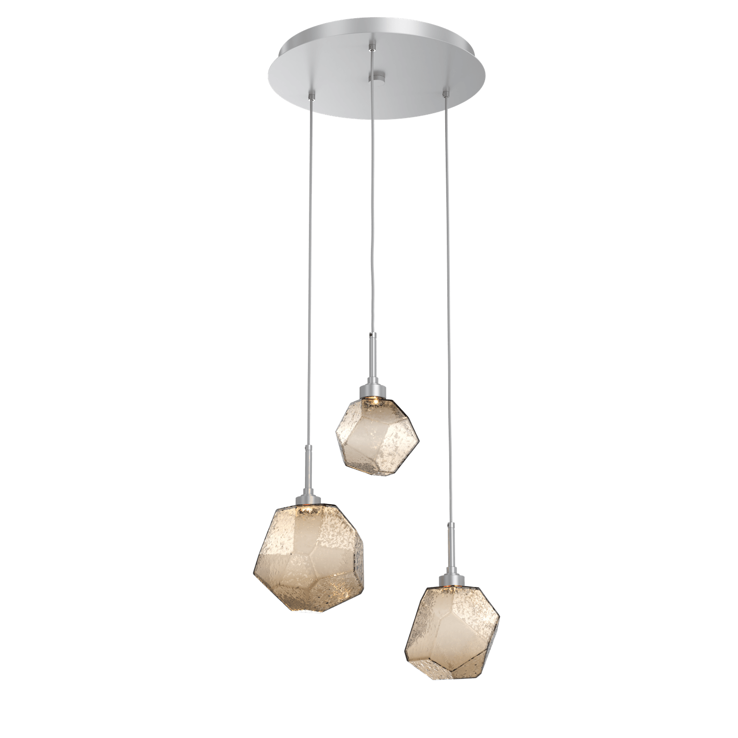 CHB0039-03-CS-B-Hammerton-Studio-Gem-3-light-round-pendant-chandelier-with-classic-silver-finish-and-bronze-blown-glass-shades-and-LED-lamping