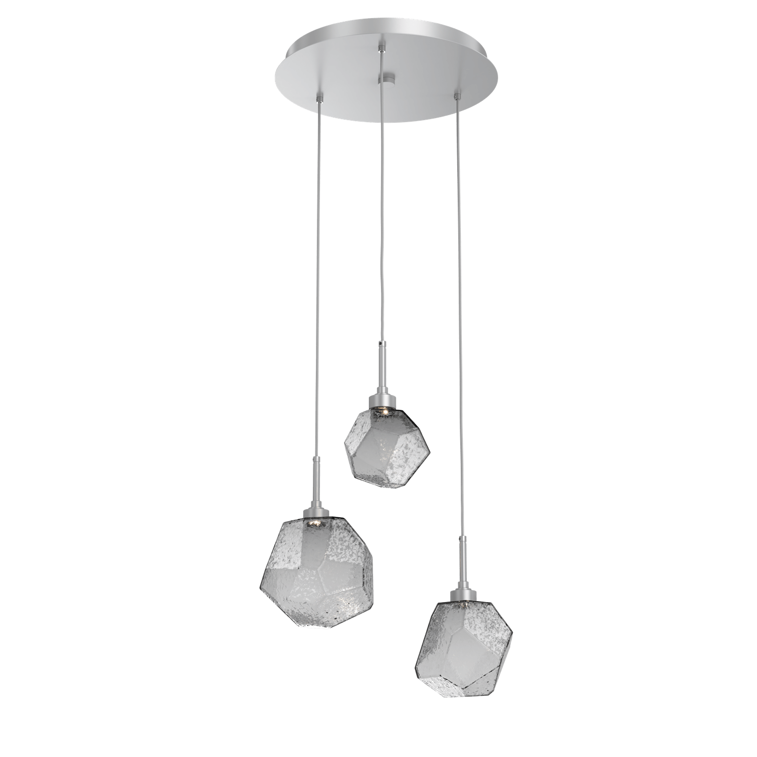 CHB0039-03-CS-S-Hammerton-Studio-Gem-3-light-round-pendant-chandelier-with-classic-silver-finish-and-smoke-blown-glass-shades-and-LED-lamping