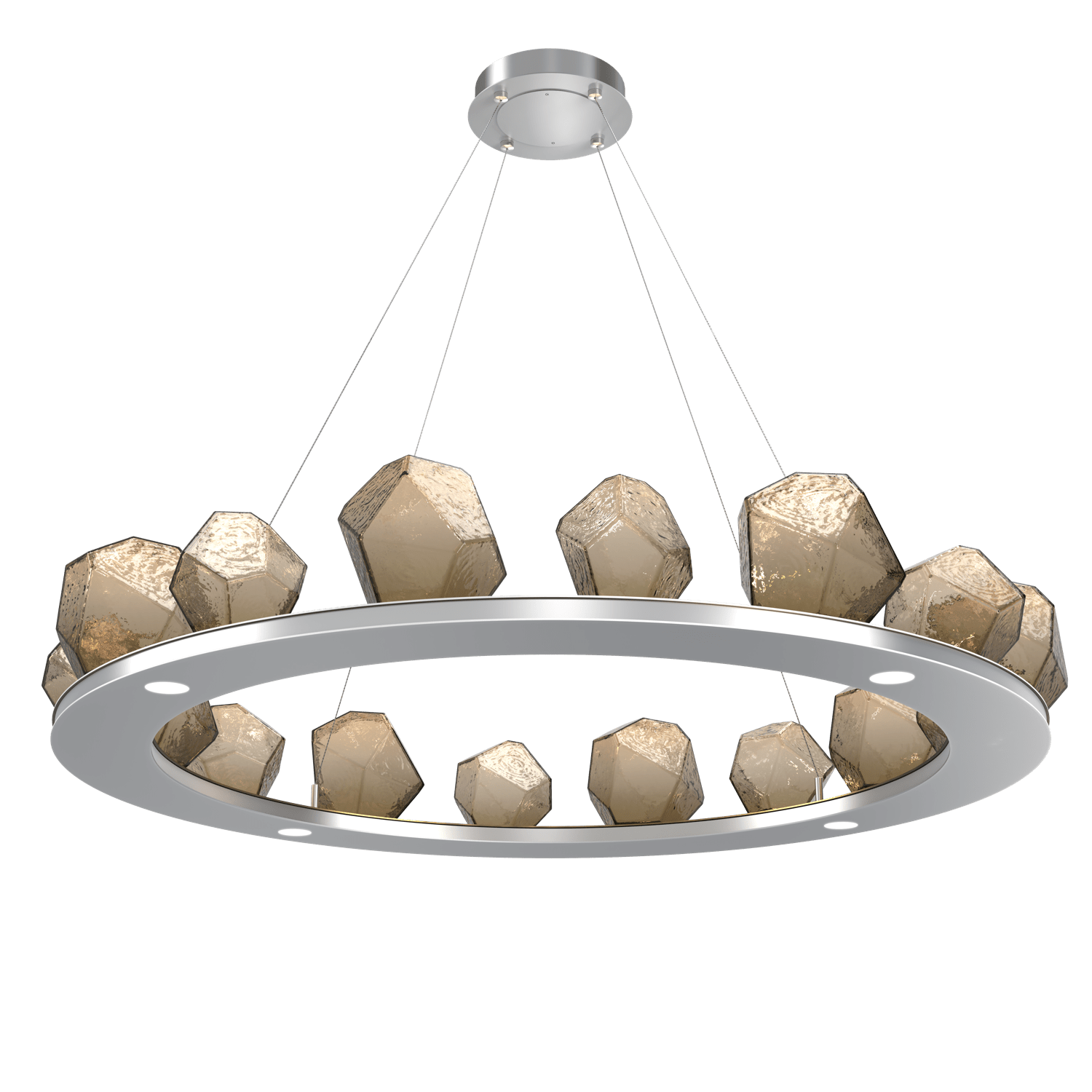 CHB0039-0D-CS-B-Hammerton-Studio-Gem-48-inch-ring-chandelier-with-classic-silver-finish-and-bronze-blown-glass-shades-and-LED-lamping