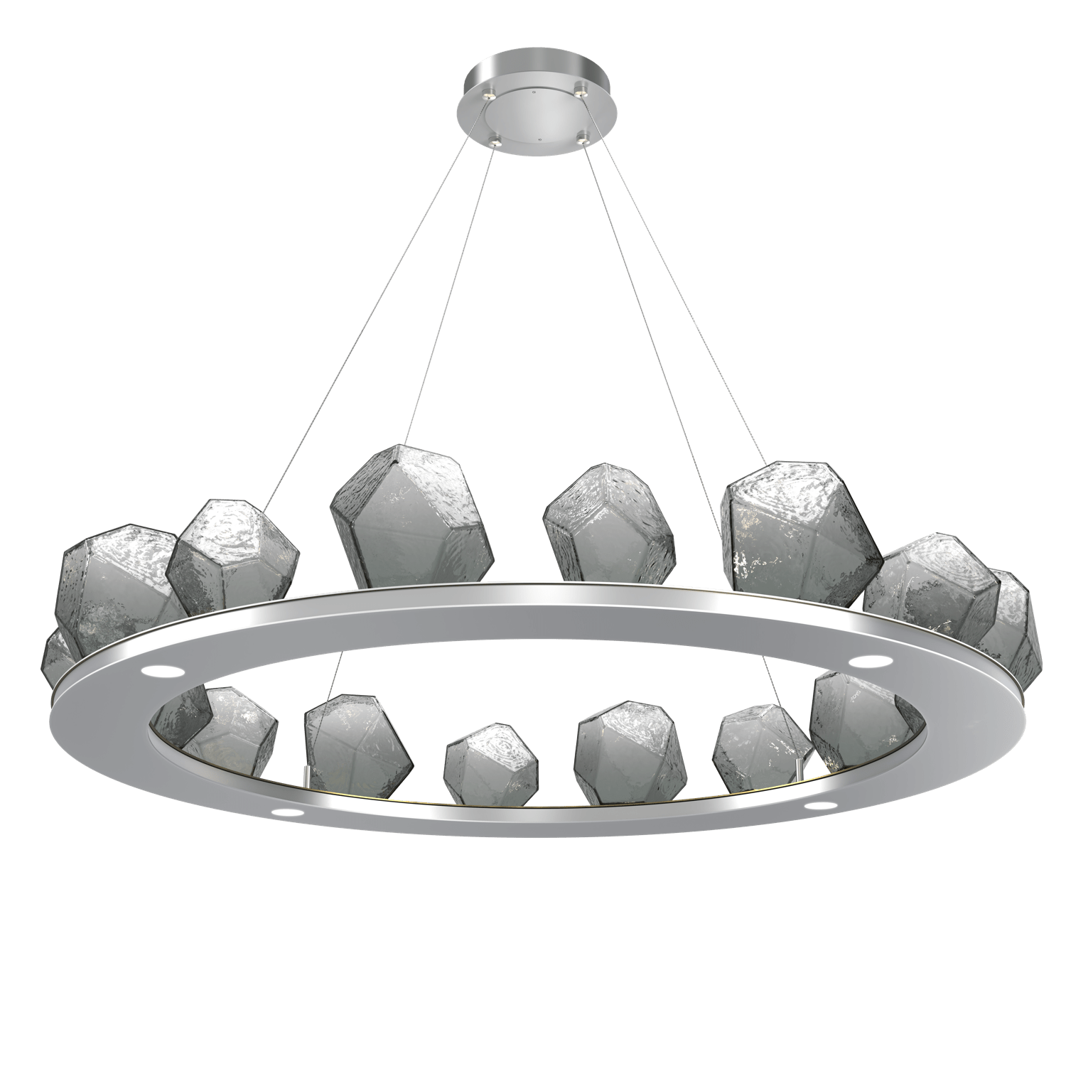 CHB0039-0D-CS-S-Hammerton-Studio-Gem-48-inch-ring-chandelier-with-classic-silver-finish-and-smoke-blown-glass-shades-and-LED-lamping