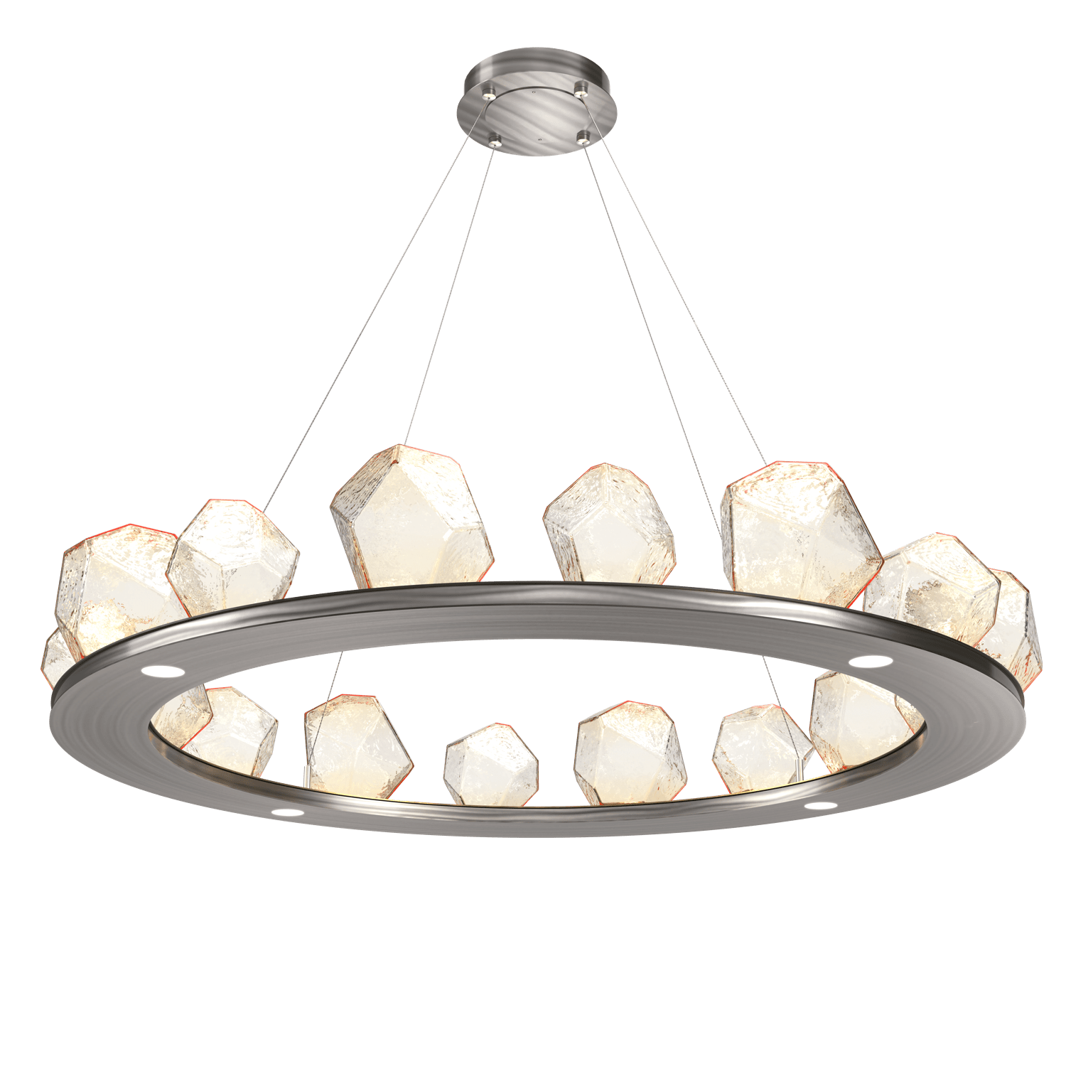 CHB0039-0D-GM-A-Hammerton-Studio-Gem-48-inch-ring-chandelier-with-gunmetal-finish-and-amber-blown-glass-shades-and-LED-lamping