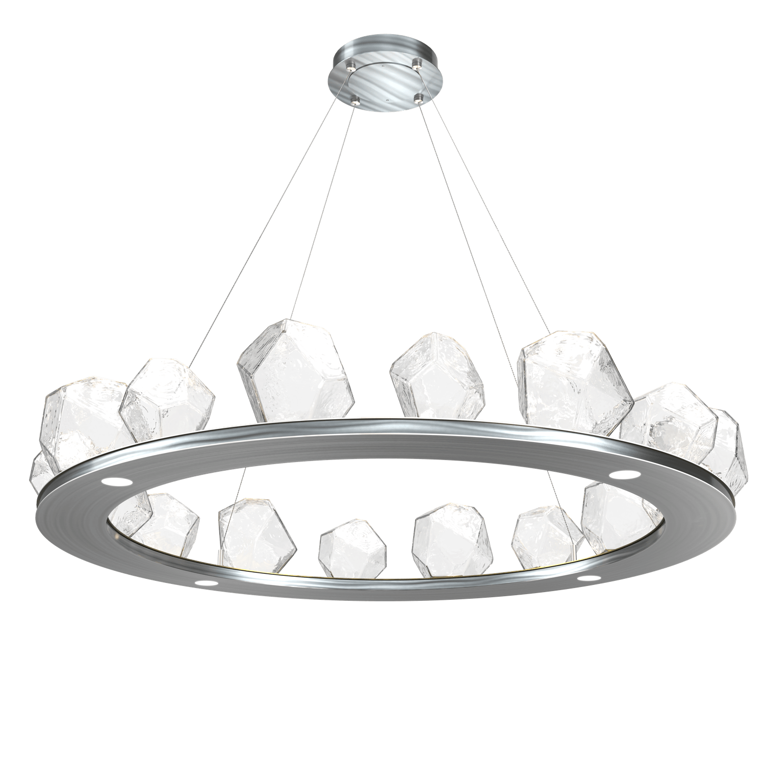CHB0039-0D-SN-C-Hammerton-Studio-Gem-48-inch-ring-chandelier-with-satin-nickel-finish-and-clear-blown-glass-shades-and-LED-lamping