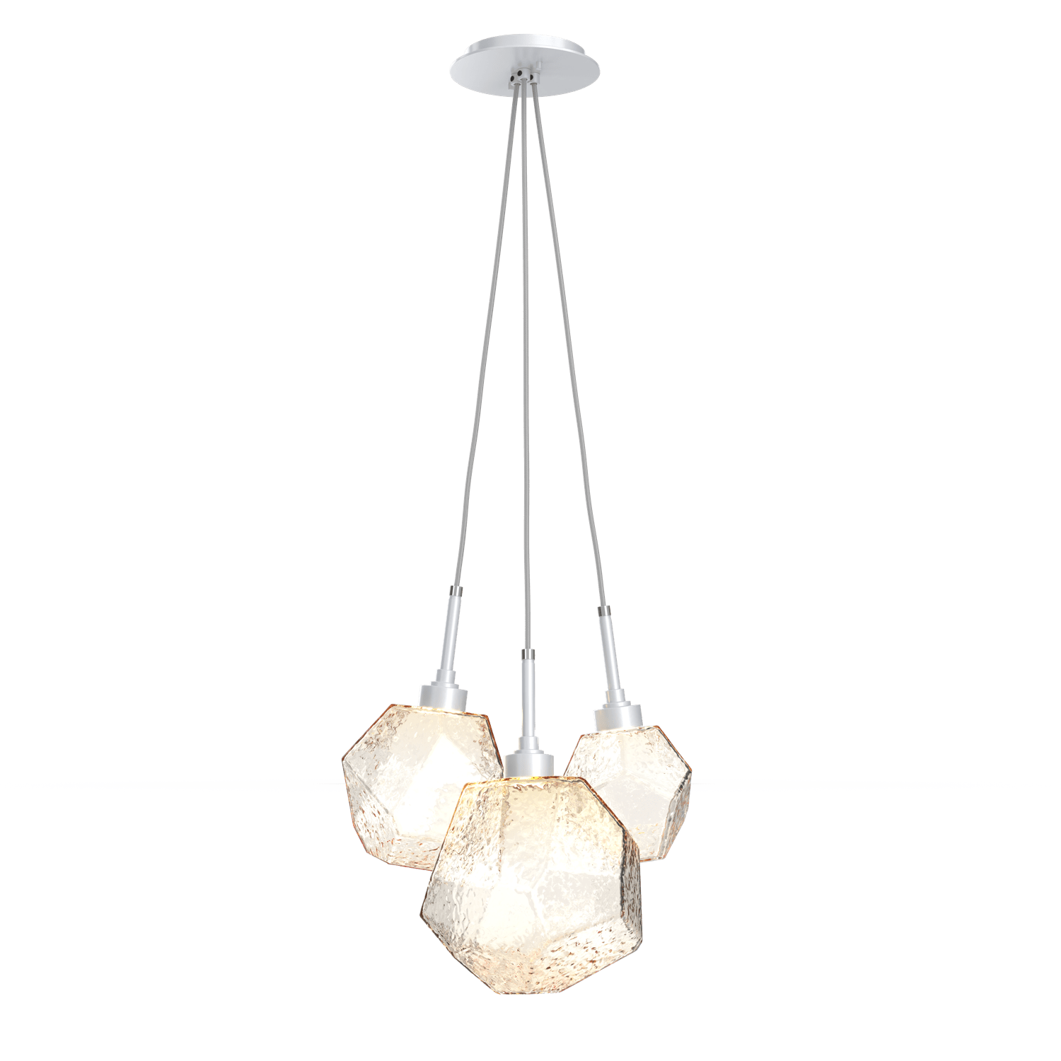 CHB0039-0E-CS-A-Hammerton-Studio-Gem-3-light-cluster-pendant-light-with-classic-silver-finish-and-amber-blown-glass-shades-and-LED-lamping