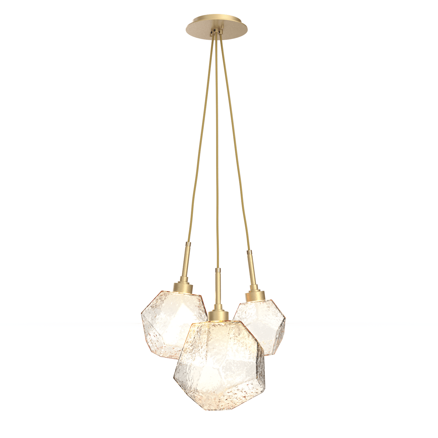 CHB0039-0E-GB-A-Hammerton-Studio-Gem-3-light-cluster-pendant-light-with-gilded-brass-finish-and-amber-blown-glass-shades-and-LED-lamping