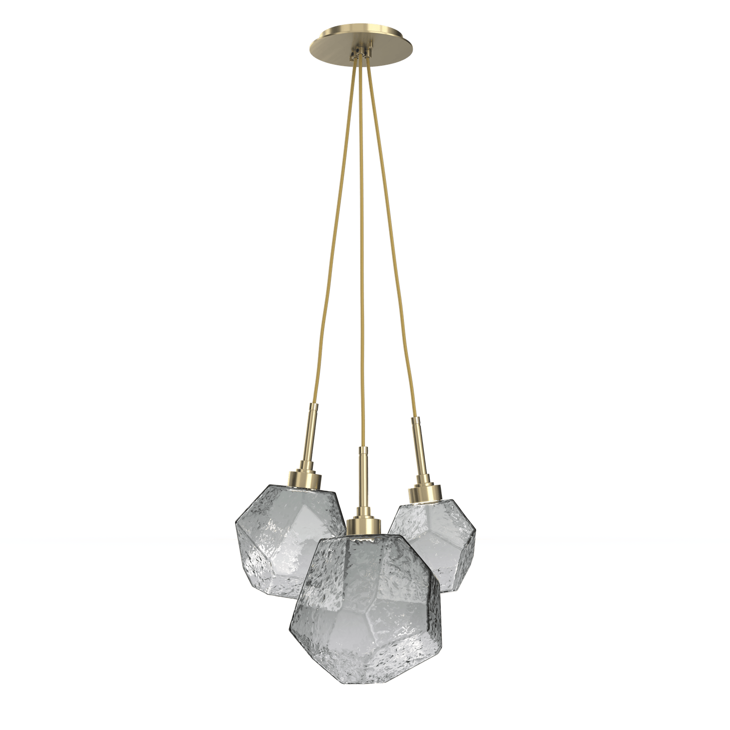 CHB0039-0E-HB-S-Hammerton-Studio-Gem-3-light-cluster-pendant-light-with-heritage-brass-finish-and-smoke-blown-glass-shades-and-LED-lamping
