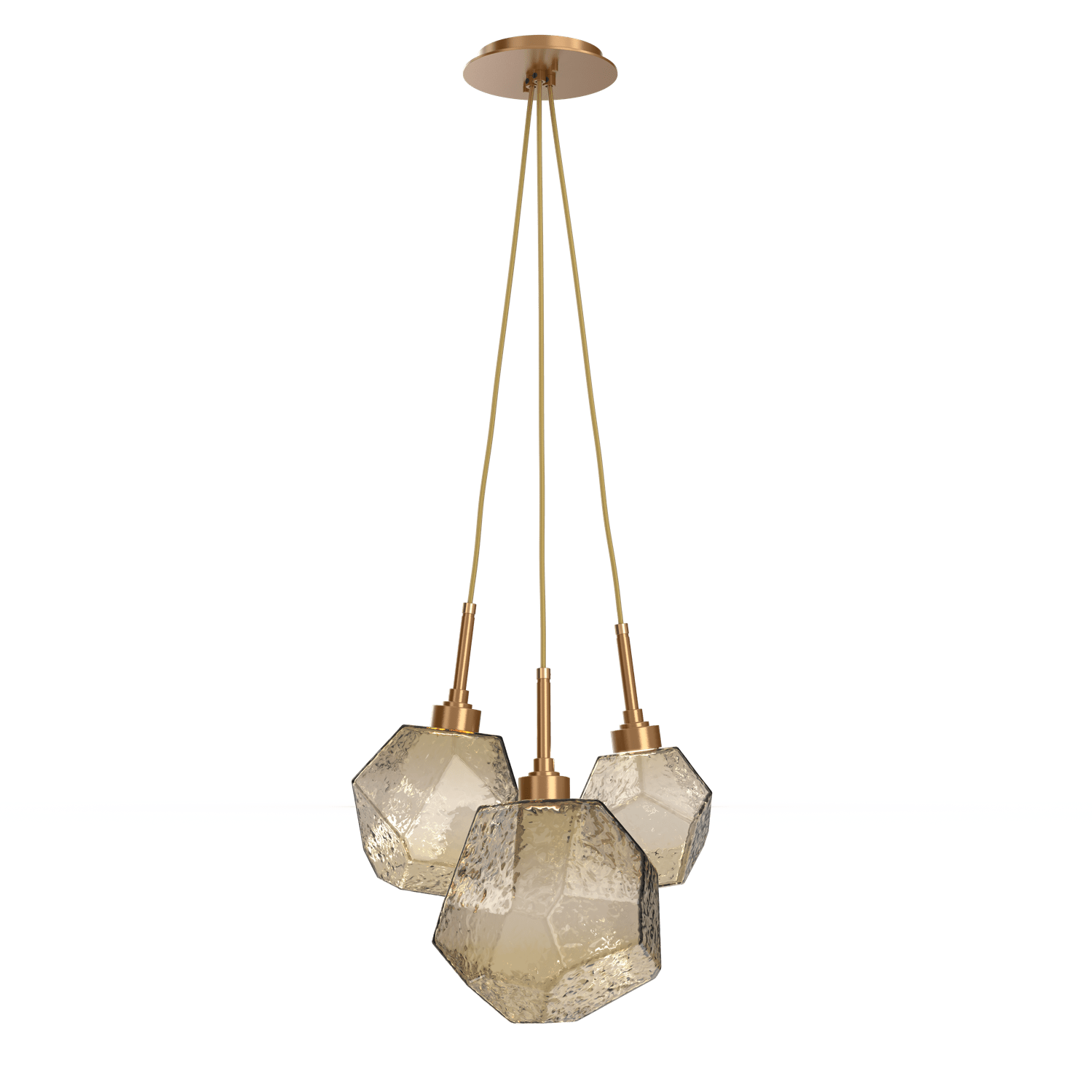 CHB0039-0E-NB-B-Hammerton-Studio-Gem-3-light-cluster-pendant-light-with-novel-brass-finish-and-bronze-blown-glass-shades-and-LED-lamping