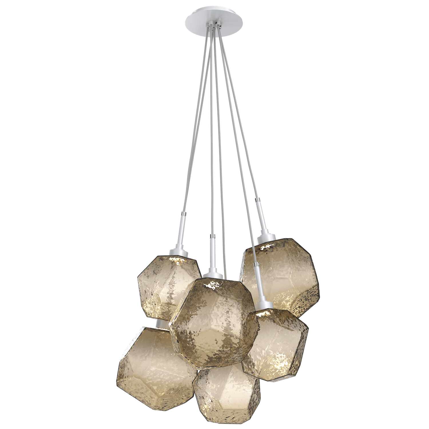 CHB0039-0F-CS-B-Hammerton-Studio-Gem-6-light-cluster-pendant-light-with-classic-silver-finish-and-bronze-blown-glass-shades-and-LED-lamping