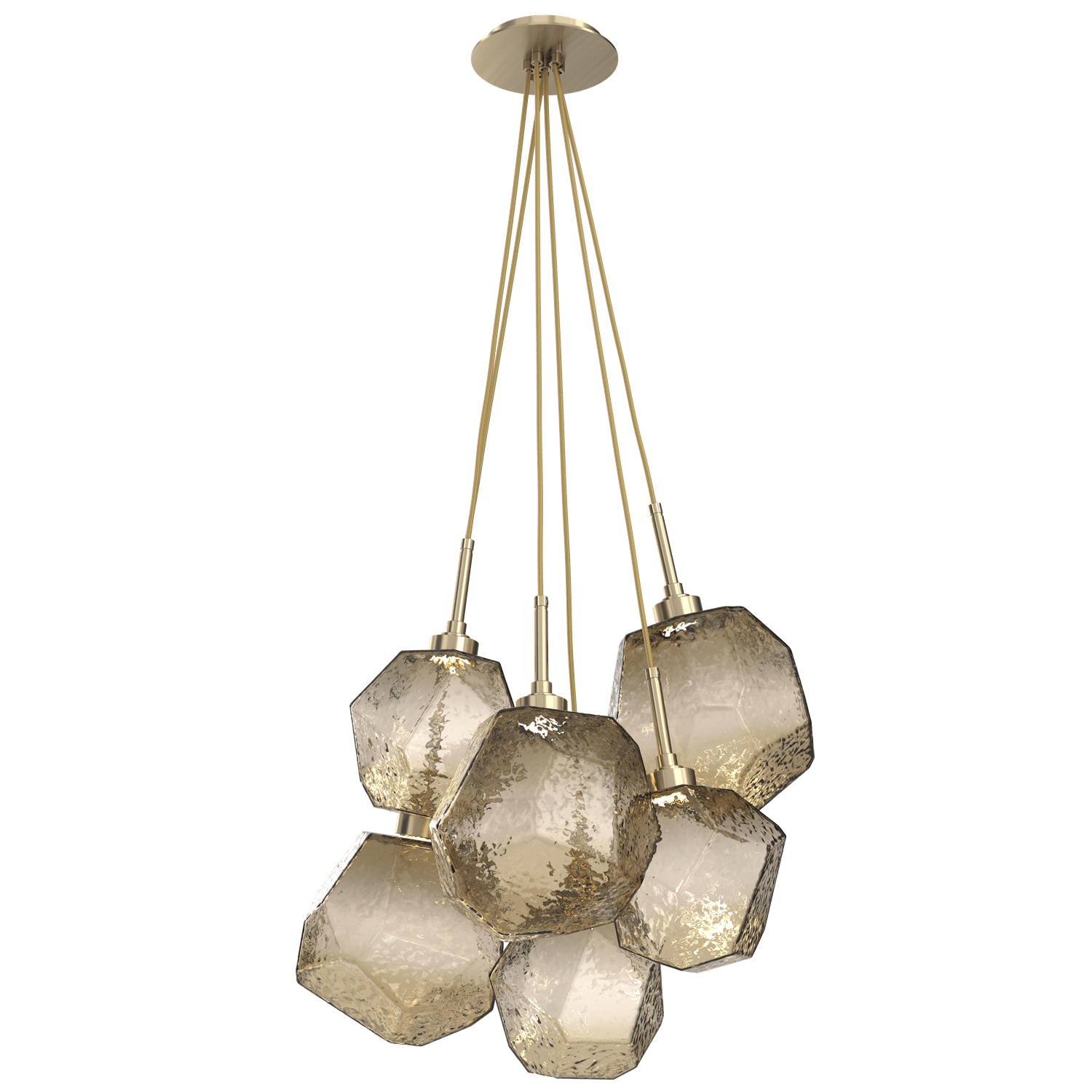 CHB0039-0F-HB-B-Hammerton-Studio-Gem-6-light-cluster-pendant-light-with-heritage-brass-finish-and-bronze-blown-glass-shades-and-LED-lamping