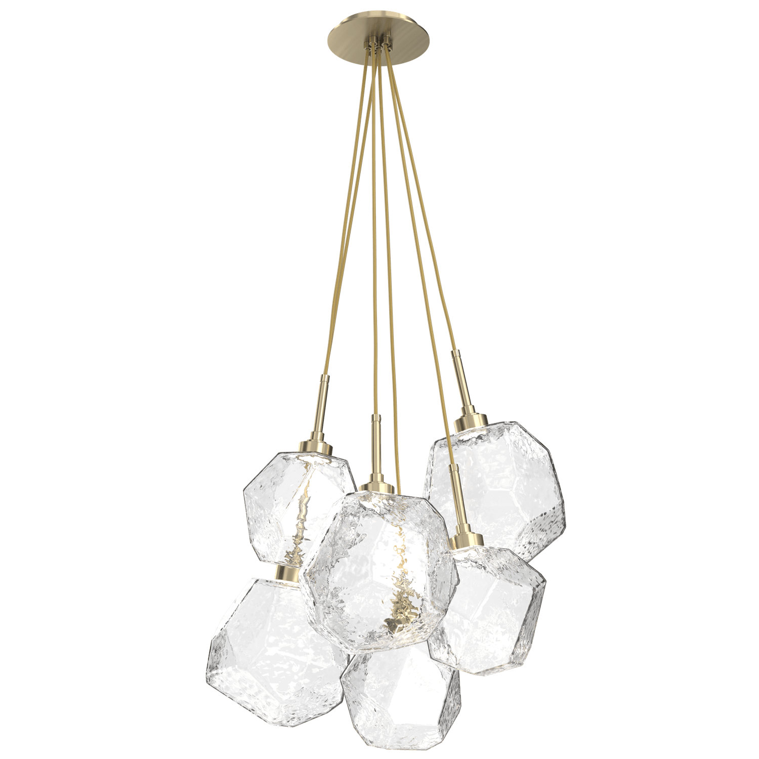 CHB0039-0F-HB-C-Hammerton-Studio-Gem-6-light-cluster-pendant-light-with-heritage-brass-finish-and-clear-blown-glass-shades-and-LED-lamping