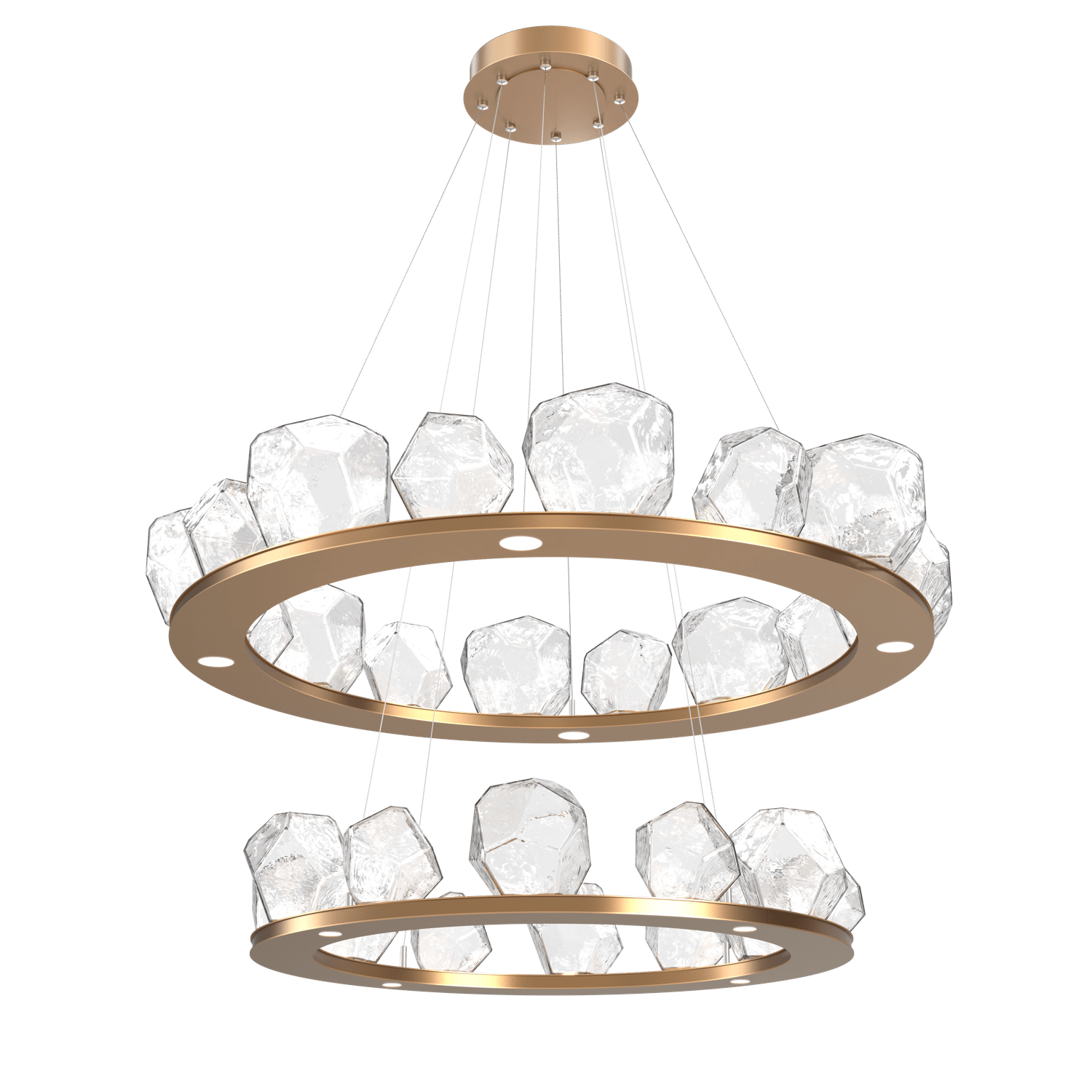 CHB0039-2B-NB-C-Hammerton-Studio-Gem-48-inch-two-tier-ring-chandelier-with-novel-brass-finish-and-clear-blown-glass-shades-and-LED-lamping