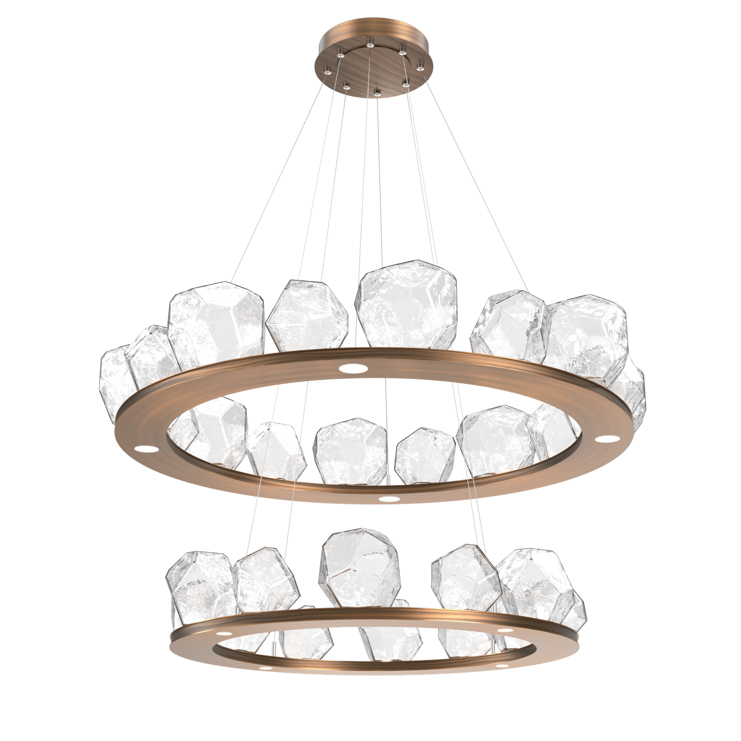 CHB0039-2B-RB-C-Hammerton-Studio-Gem-48-inch-two-tier-ring-chandelier-with-oil-rubbed-bronze-finish-and-clear-blown-glass-shades-and-LED-lamping