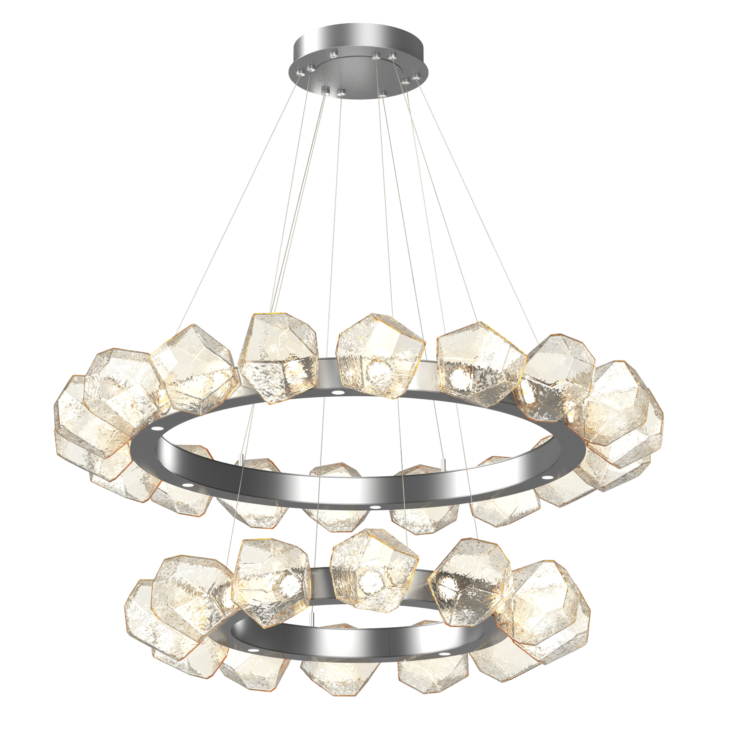 CHB0039-2T-CS-A-Hammerton-Studio-Gem-48-inch-two-tier-radial-ring-chandelier-with-classic-silver-finish-and-amber-blown-glass-shades-and-LED-lamping
