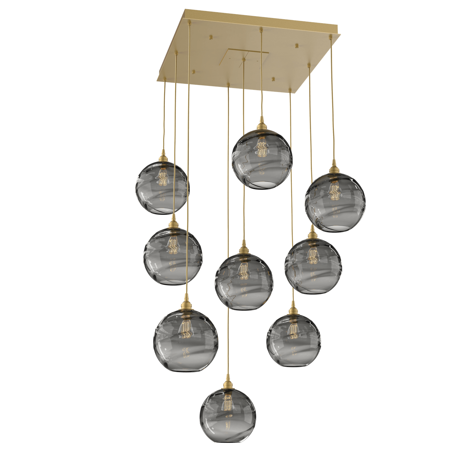 CHB0047-09-GB-OS-Hammerton-Studio-Optic-Blown-Glass-Terra-9-light-square-pendant-chandelier-with-gilded-brass-finish-and-optic-smoke-blown-glass-shades-and-incandescent-lamping