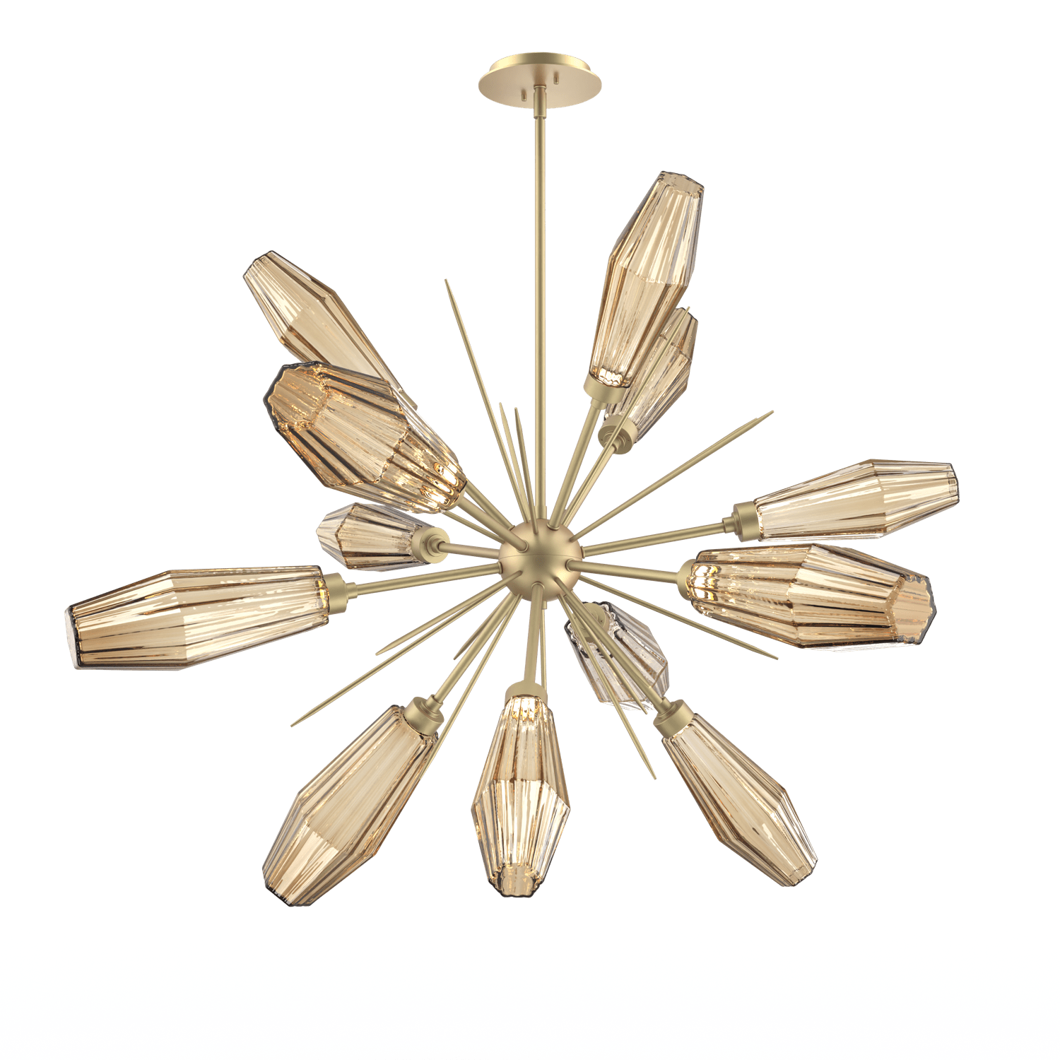 CHB0049-0A-GB-RB-Hammerton-Studio-Aalto-38-inch-starburst-chandelier-with-gilded-brass-finish-and-optic-ribbed-bronze-glass-shades-and-LED-lamping