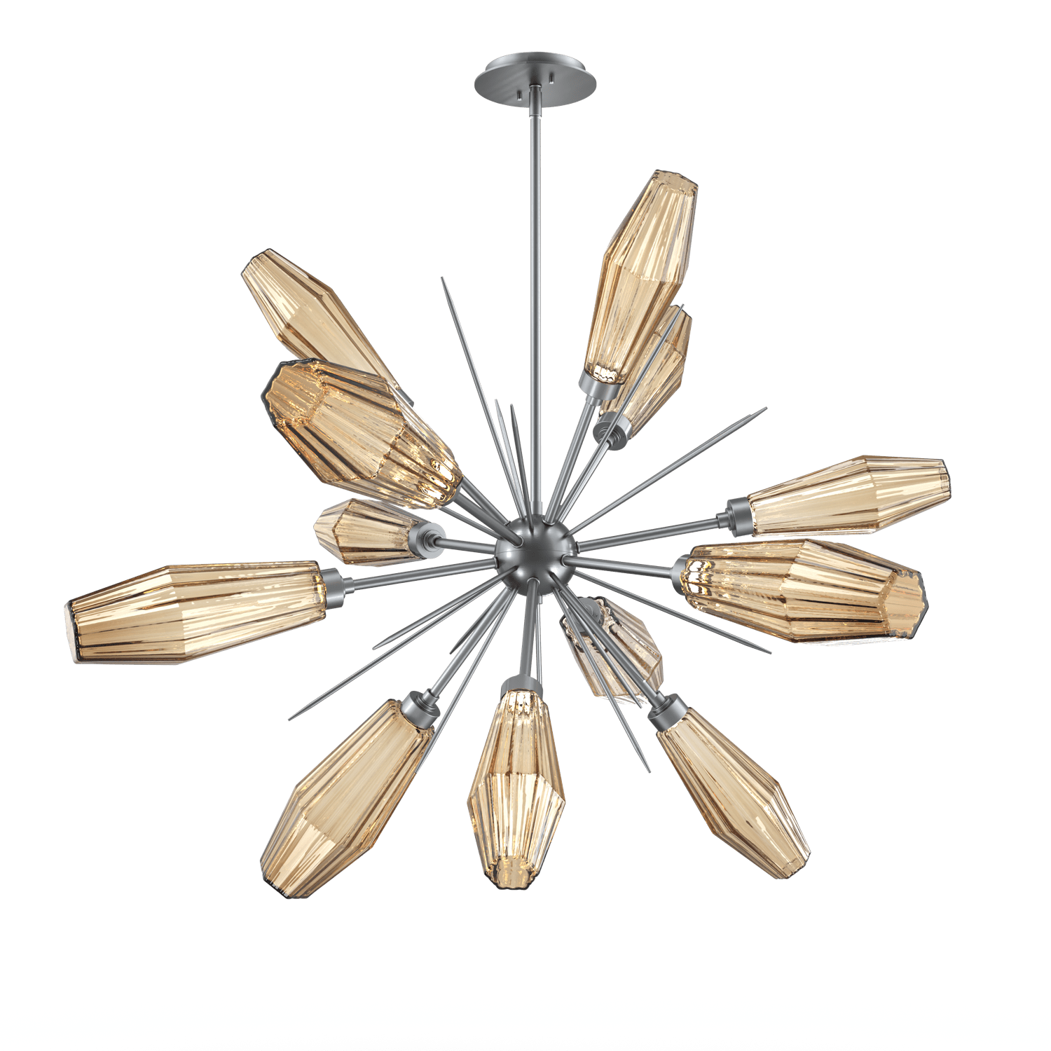 CHB0049-0A-GM-RB-Hammerton-Studio-Aalto-38-inch-starburst-chandelier-with-gunmetal-finish-and-optic-ribbed-bronze-glass-shades-and-LED-lamping