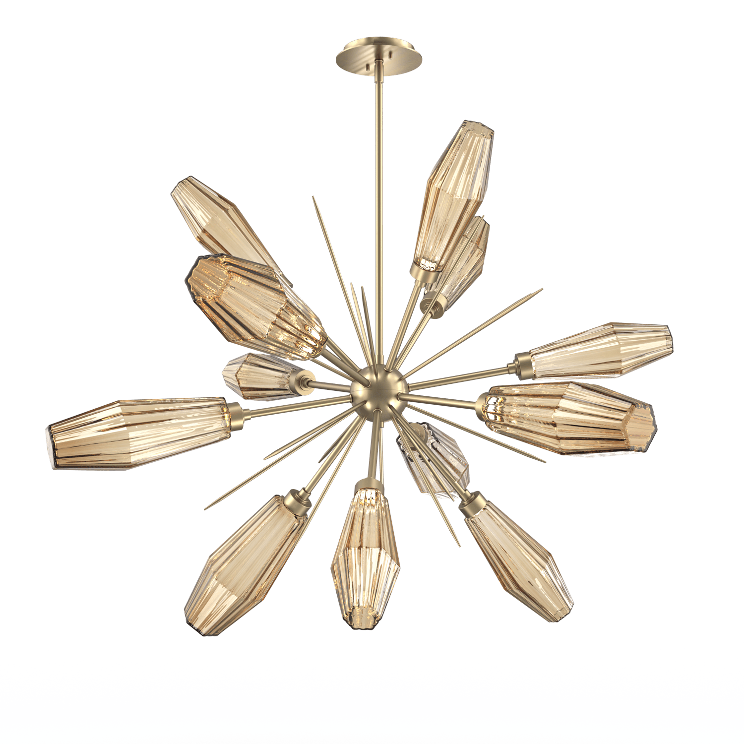 CHB0049-0A-HB-RB-Hammerton-Studio-Aalto-38-inch-starburst-chandelier-with-heritage-brass-finish-and-optic-ribbed-bronze-glass-shades-and-LED-lamping