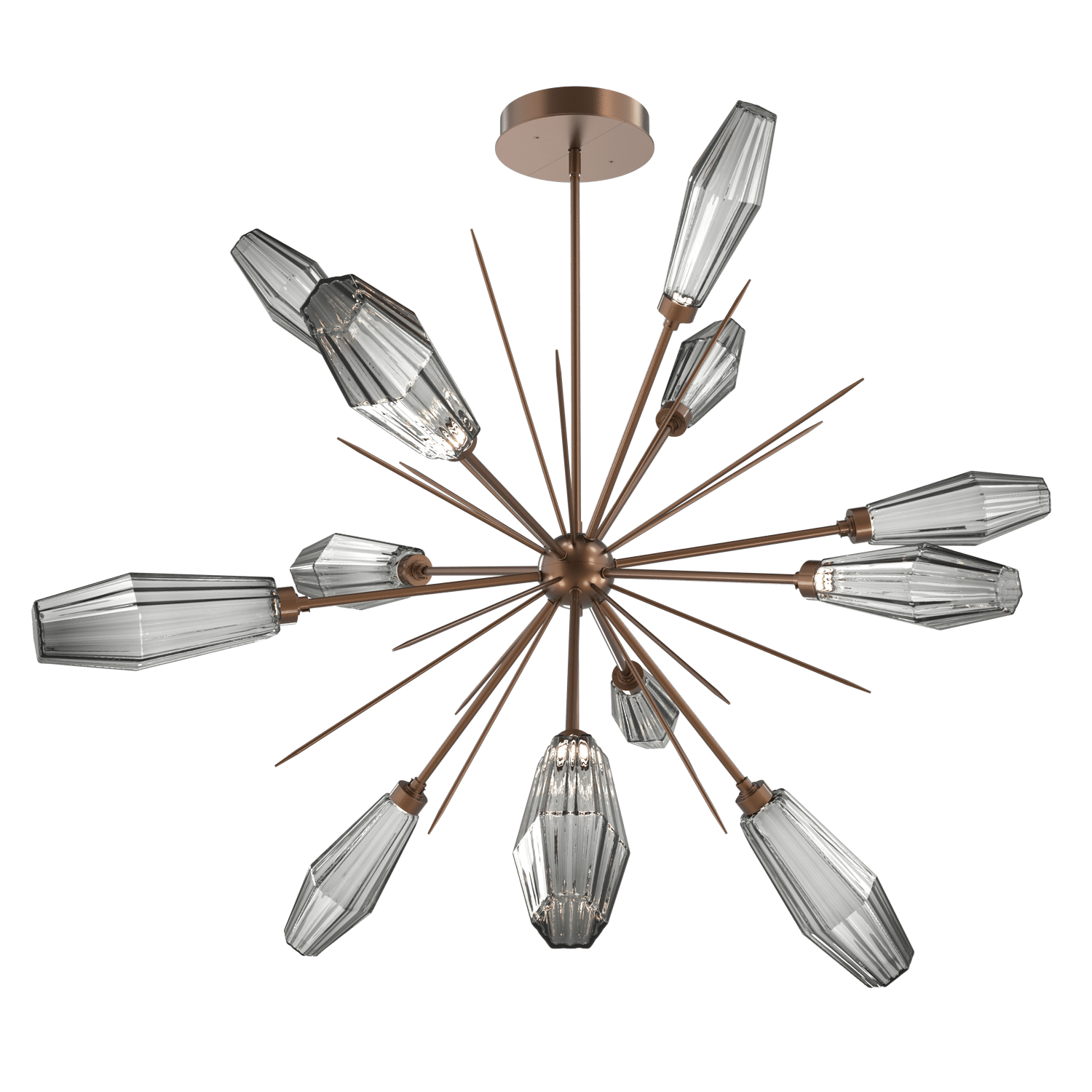 CHB0049-0B-BB-RS-Hammerton-Studio-Aalto-49-inch-starburst-chandelier-with-burnished-bronze-finish-and-optic-ribbed-smoke-glass-shades-and-LED-lamping