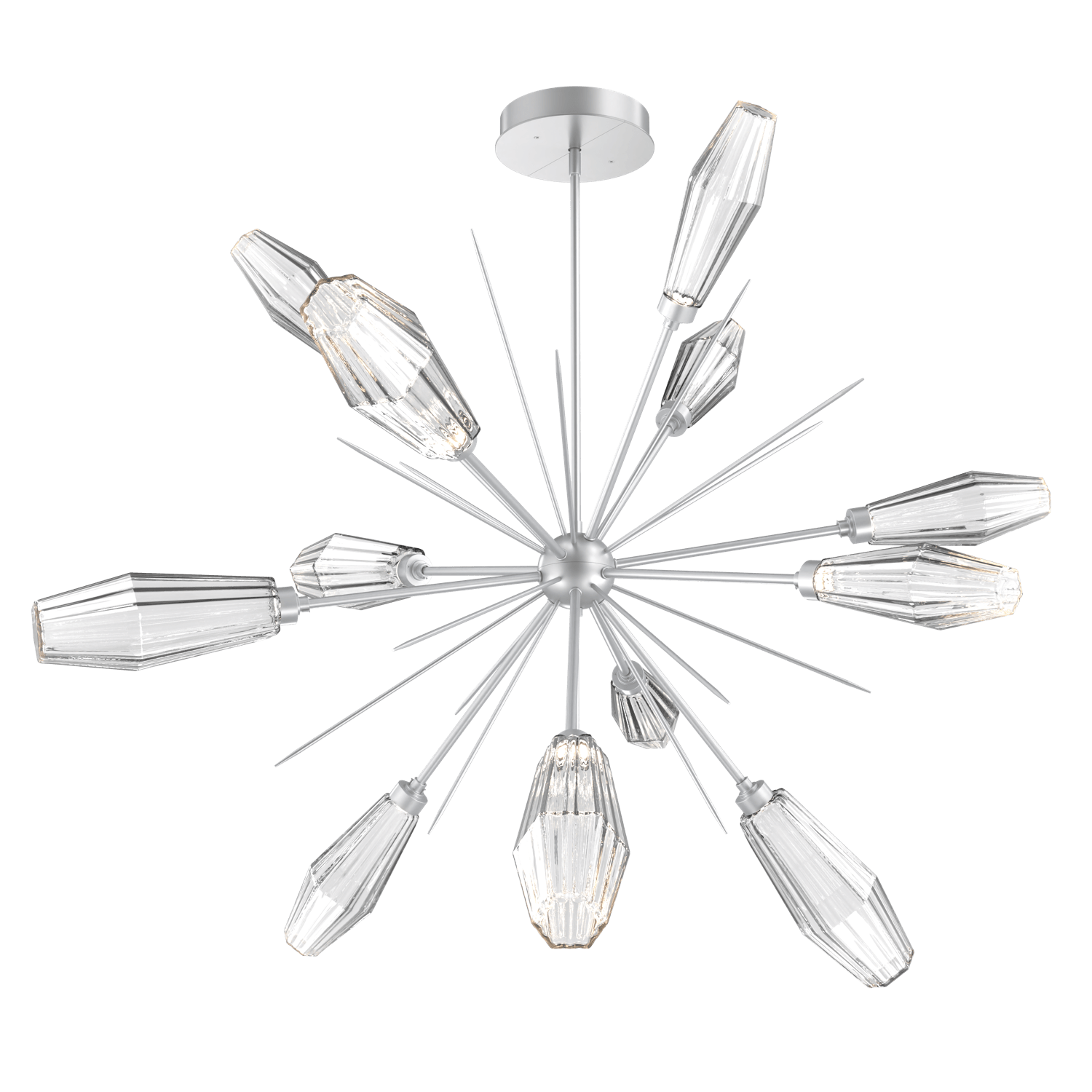 CHB0049-0B-CS-RC-Hammerton-Studio-Aalto-49-inch-starburst-chandelier-with-classic-silver-finish-and-optic-ribbed-clear-glass-shades-and-LED-lamping
