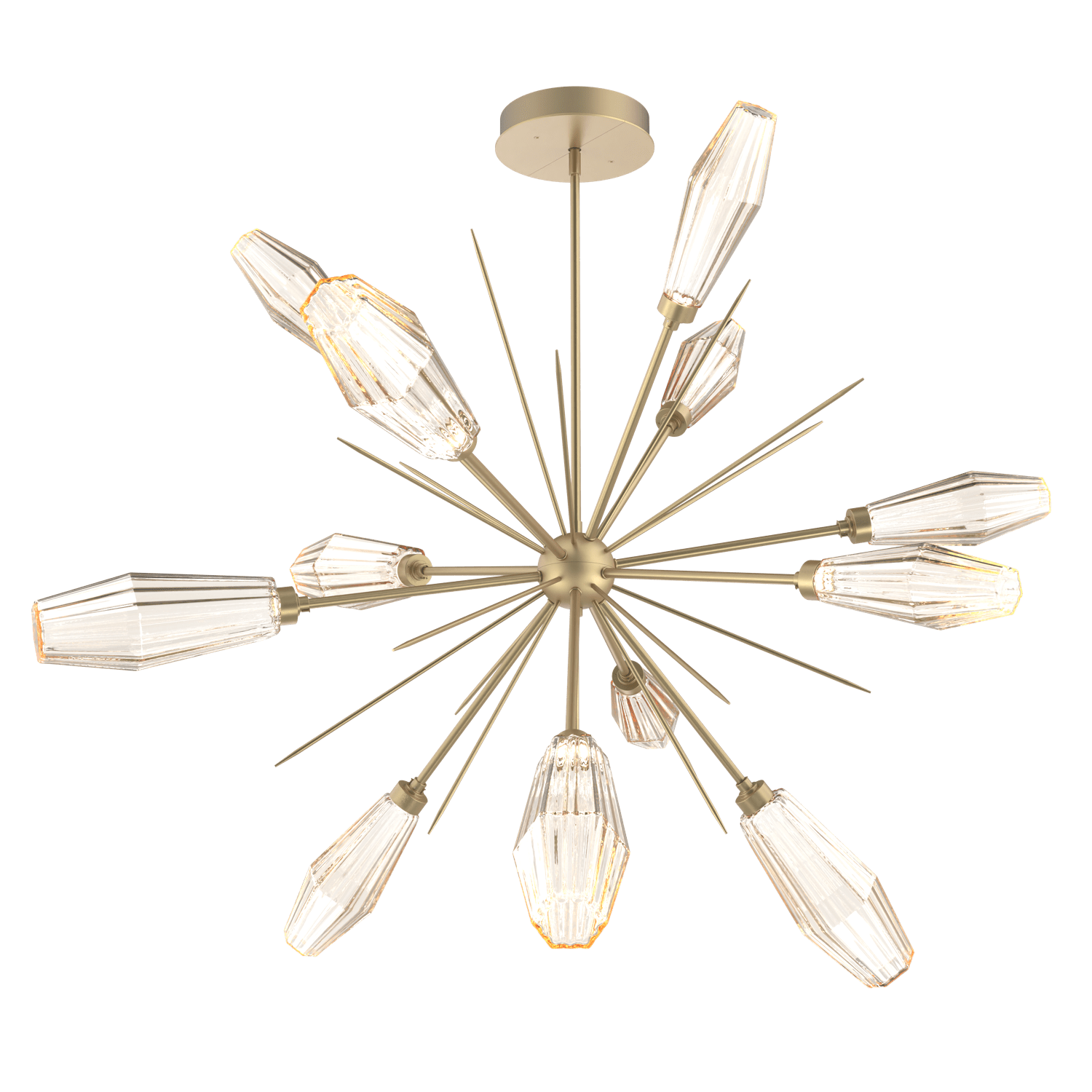 CHB0049-0B-GB-RA-Hammerton-Studio-Aalto-49-inch-starburst-chandelier-with-gilded-brass-finish-and-optic-ribbed-amber-glass-shades-and-LED-lamping
