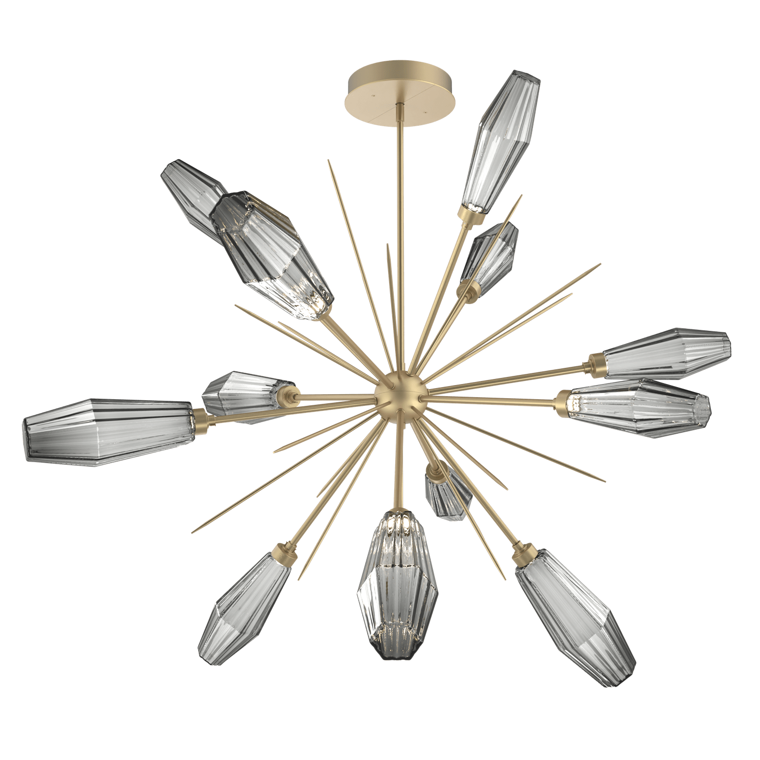 CHB0049-0B-GB-RS-Hammerton-Studio-Aalto-49-inch-starburst-chandelier-with-gilded-brass-finish-and-optic-ribbed-smoke-glass-shades-and-LED-lamping