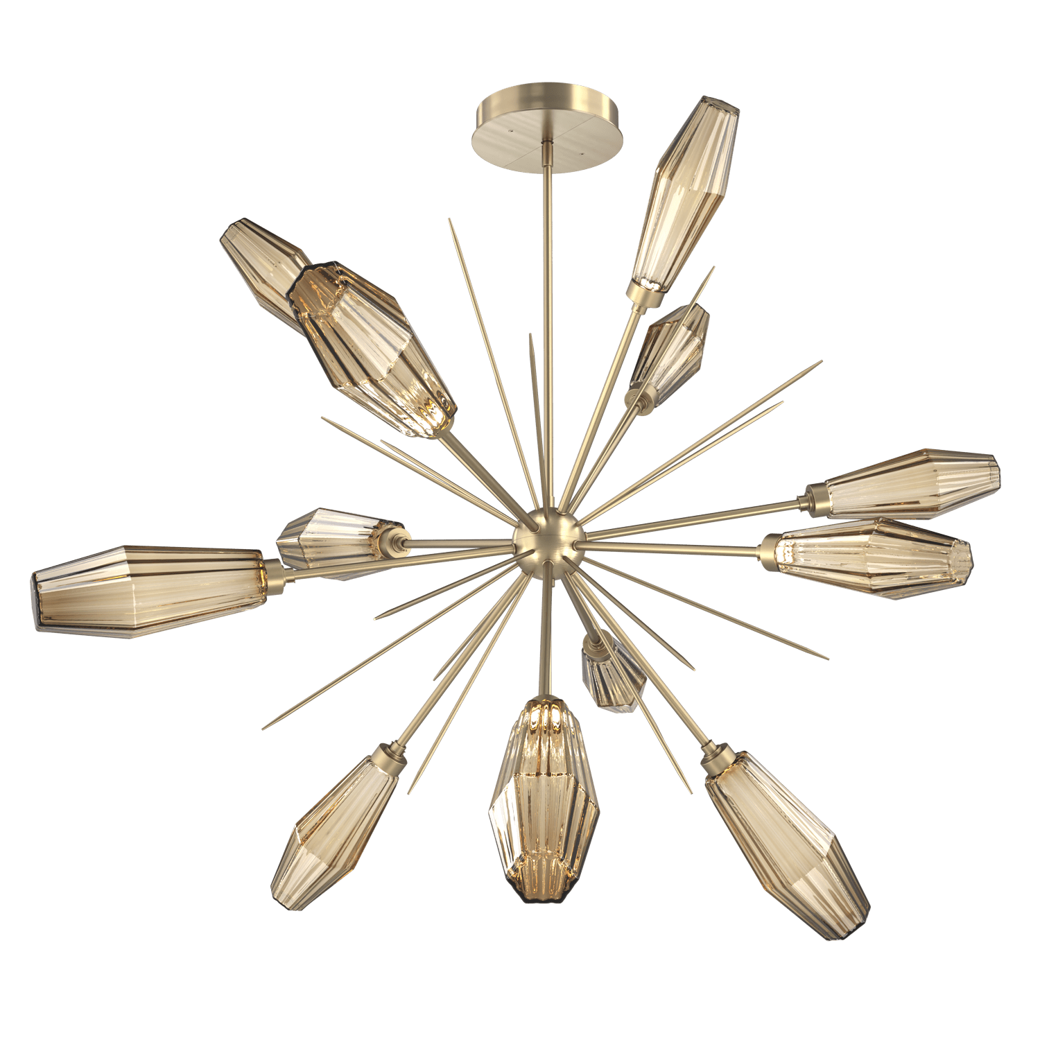 CHB0049-0B-HB-RB-Hammerton-Studio-Aalto-49-inch-starburst-chandelier-with-heritage-brass-finish-and-optic-ribbed-bronze-glass-shades-and-LED-lamping