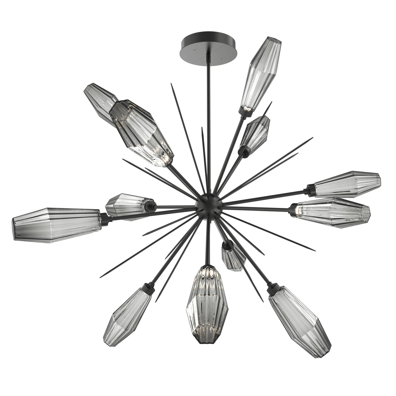 CHB0049-0B-MB-RS-Hammerton-Studio-Aalto-49-inch-starburst-chandelier-with-matte-black-finish-and-optic-ribbed-smoke-glass-shades-and-LED-lamping