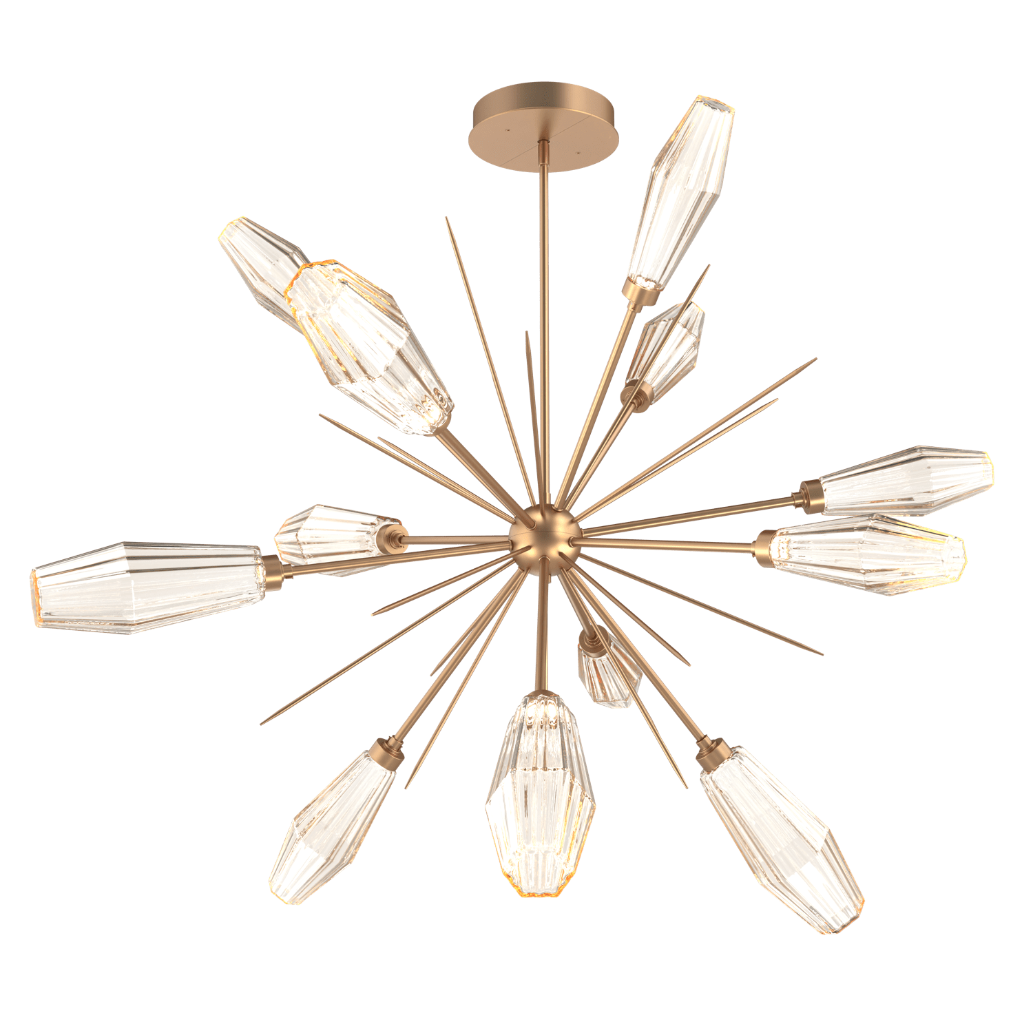 CHB0049-0B-NB-RA-Hammerton-Studio-Aalto-49-inch-starburst-chandelier-with-novel-brass-finish-and-optic-ribbed-amber-glass-shades-and-LED-lamping