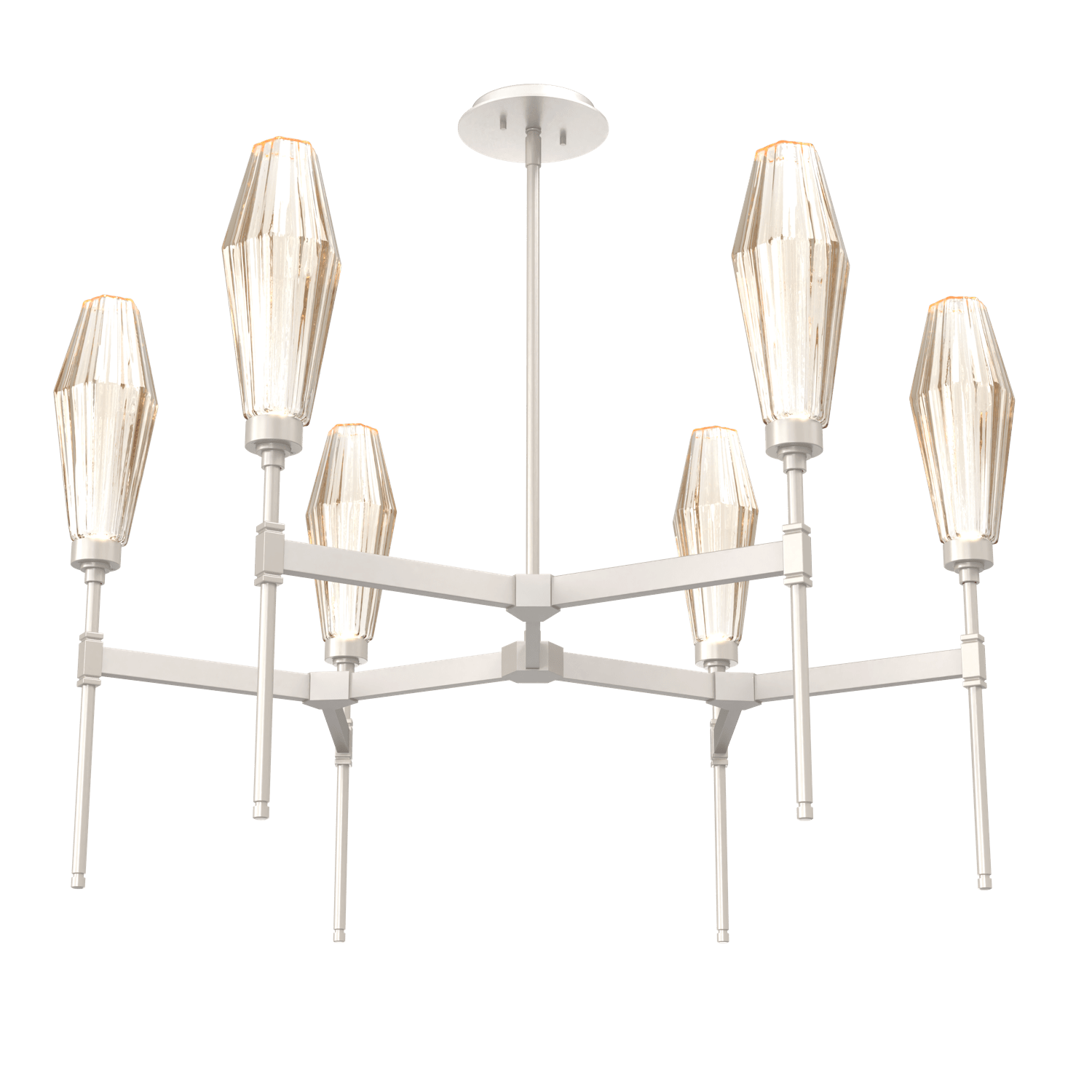 CHB0049-37-BS-RA-Hammerton-Studio-Aalto-37-inch-round-belvedere-chandelier-with-metallic-beige-silver-finish-and-optic-ribbed-amber-glass-shades-and-LED-lamping