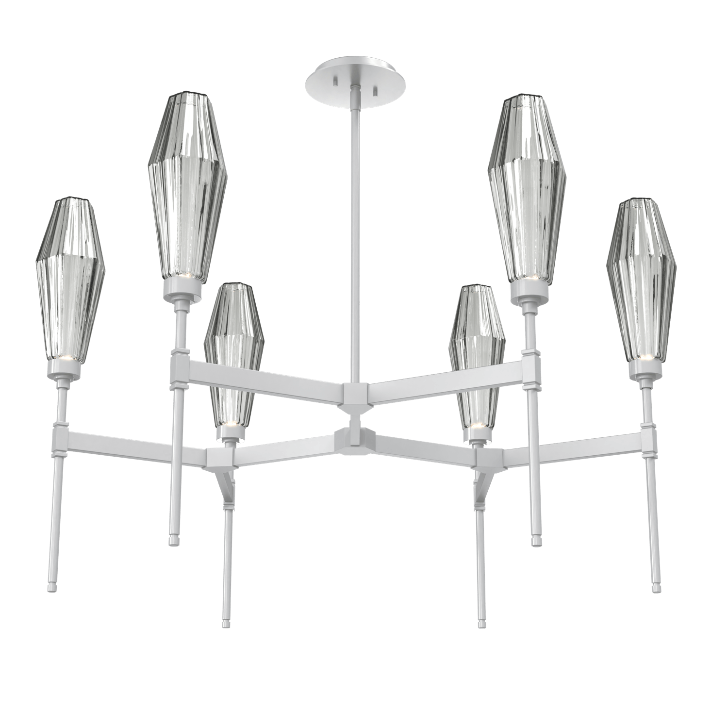 CHB0049-37-CS-RS-Hammerton-Studio-Aalto-37-inch-round-belvedere-chandelier-with-classic-silver-finish-and-optic-ribbed-smoke-glass-shades-and-LED-lamping