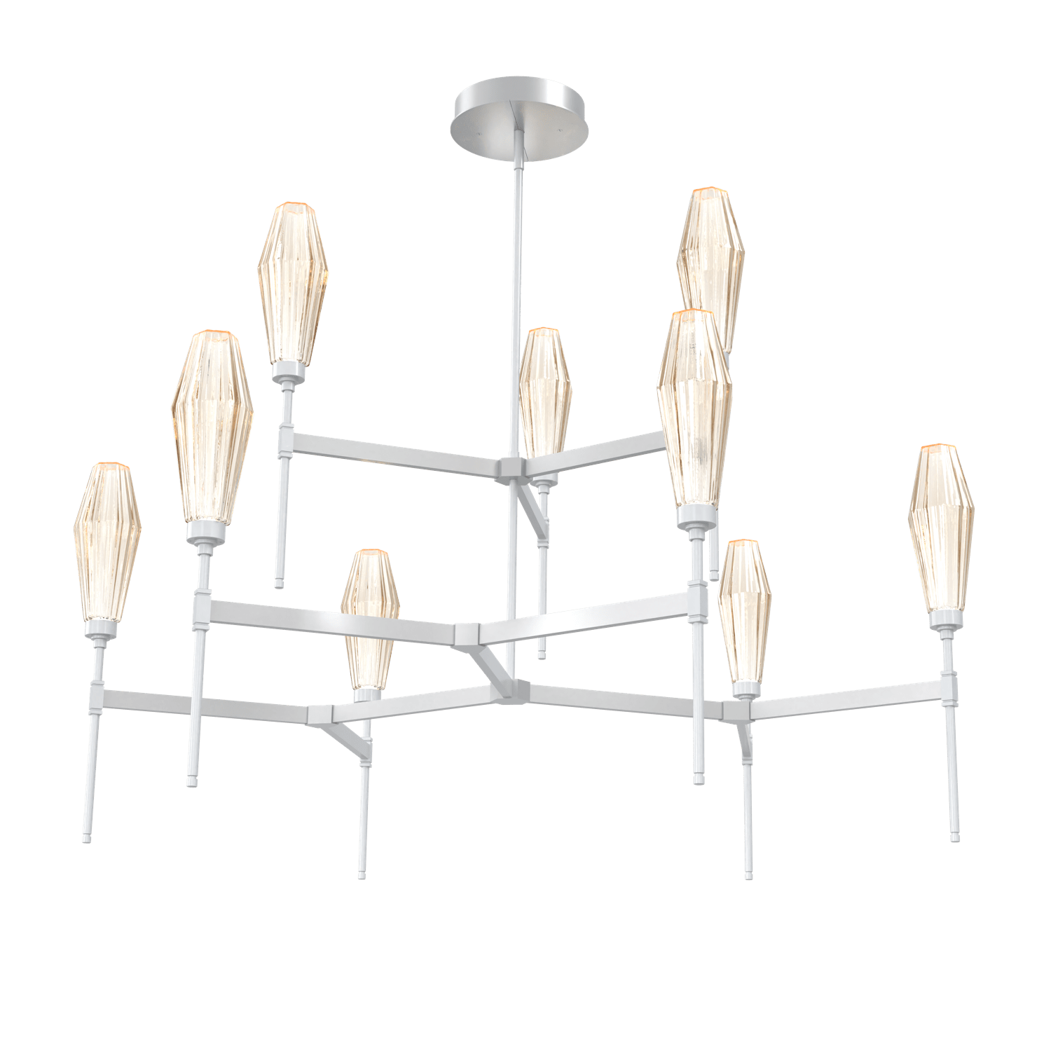 CHB0049-54-CS-RA-Hammerton-Studio-Aalto-54-inch-round-two-tier-belvedere-chandelier-with-classic-silver-finish-and-optic-ribbed-amber-glass-shades-and-LED-lamping