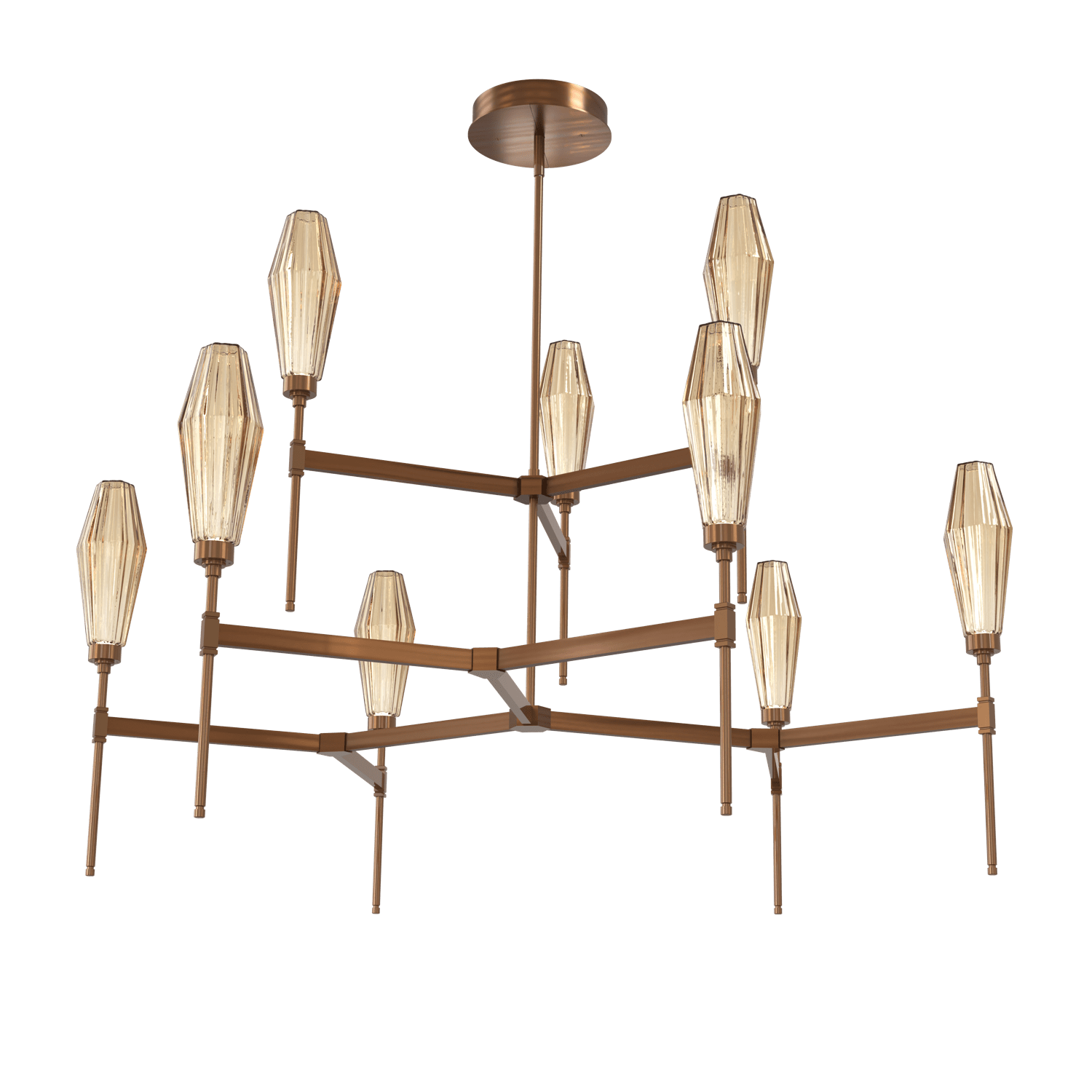 CHB0049-54-RB-RB-Hammerton-Studio-Aalto-54-inch-round-two-tier-belvedere-chandelier-with-oil-rubbed-bronze-finish-and-optic-ribbed-bronze-glass-shades-and-LED-lamping