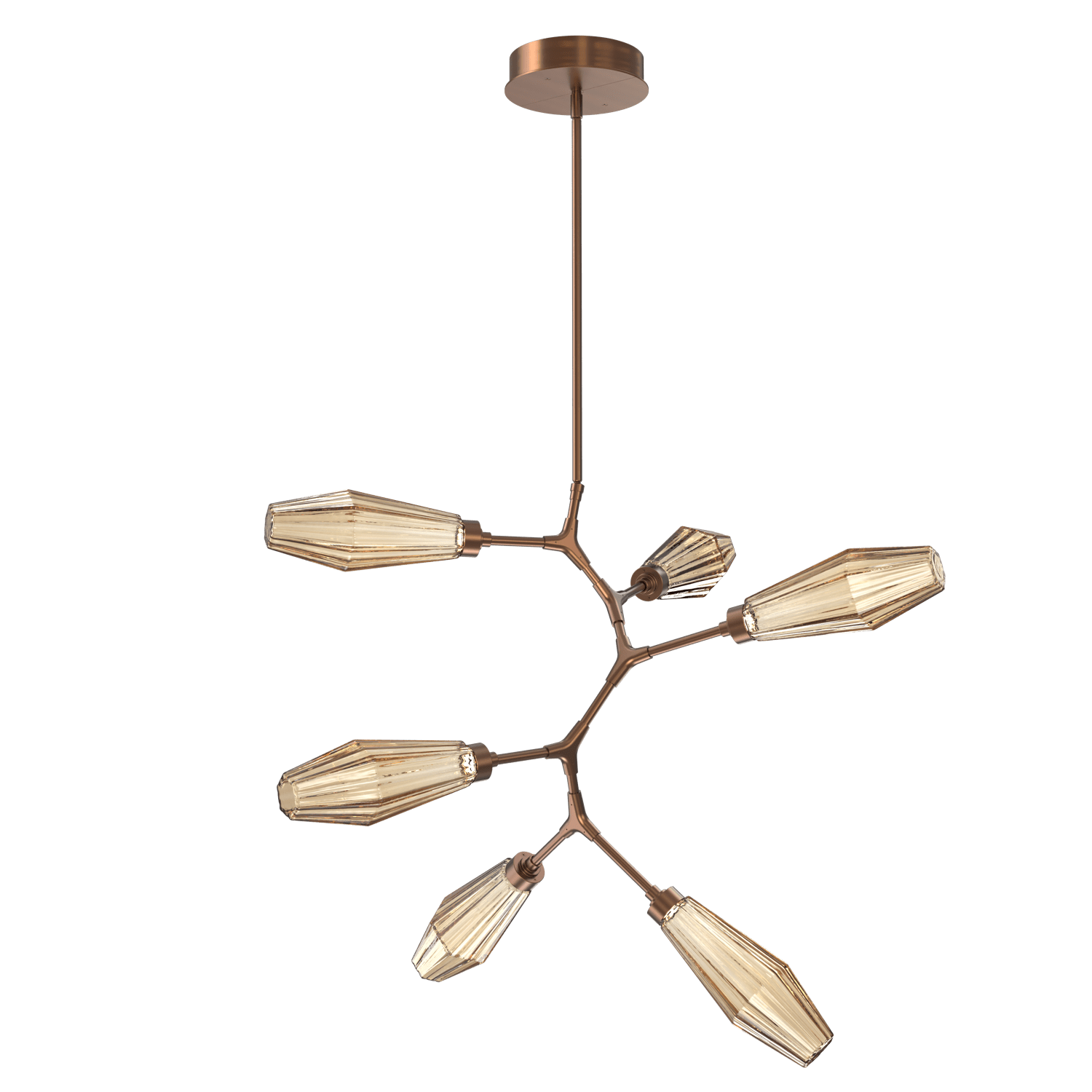 CHB0049-VA-RB-RB-Hammerton-Studio-Aalto-6-light-modern-vine-chandelier-with-oil-rubbed-bronze-finish-and-optic-ribbed-bronze-glass-shades-and-LED-lamping